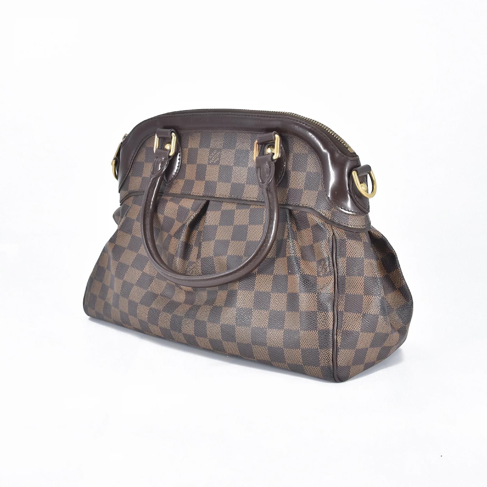 Louis Vuitton Damier Ebene Trevi PM Brown Cloth ref.835744 - Joli