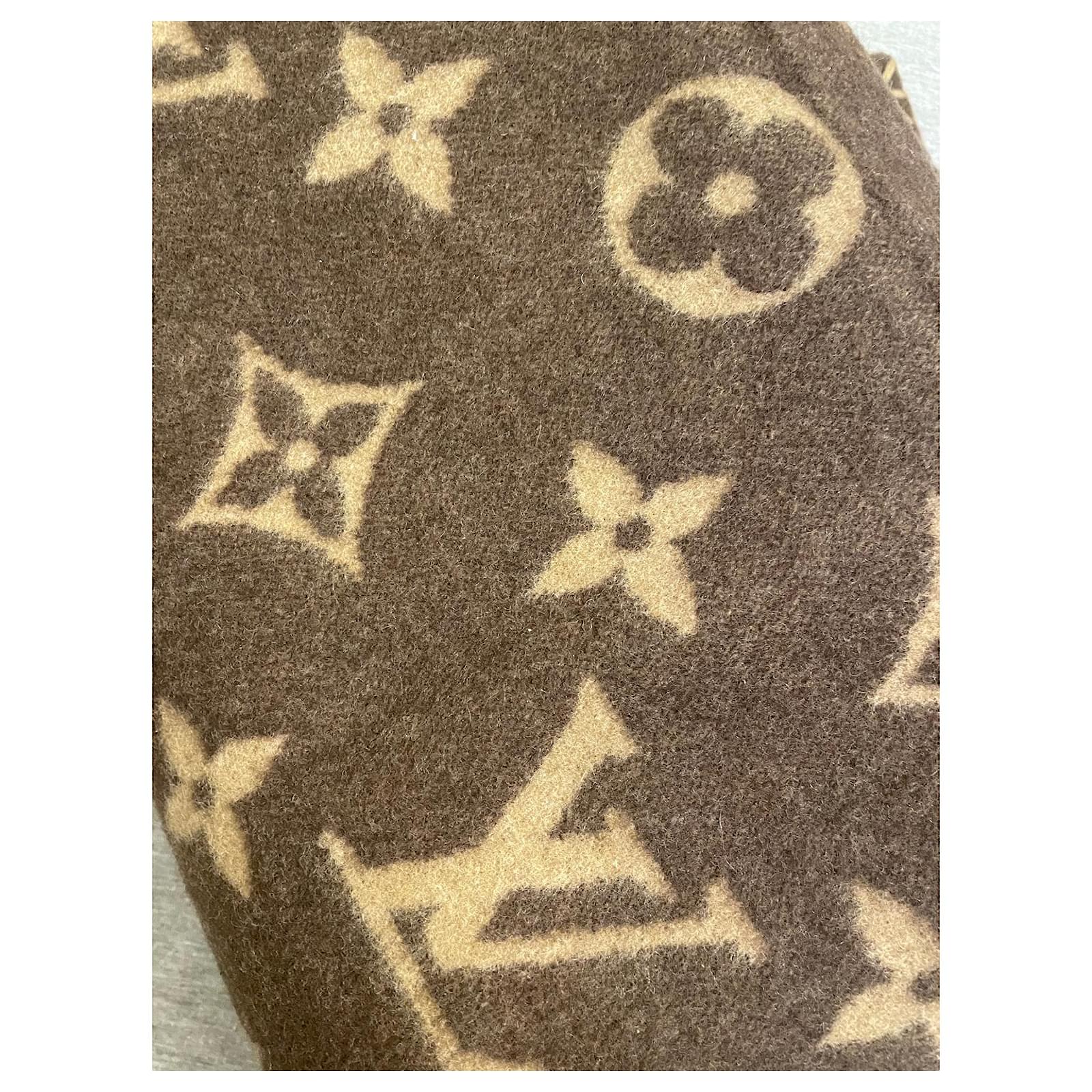 Louis Vuitton Set of Five: Brown Monogram Blankets & Towels., Lot #16212