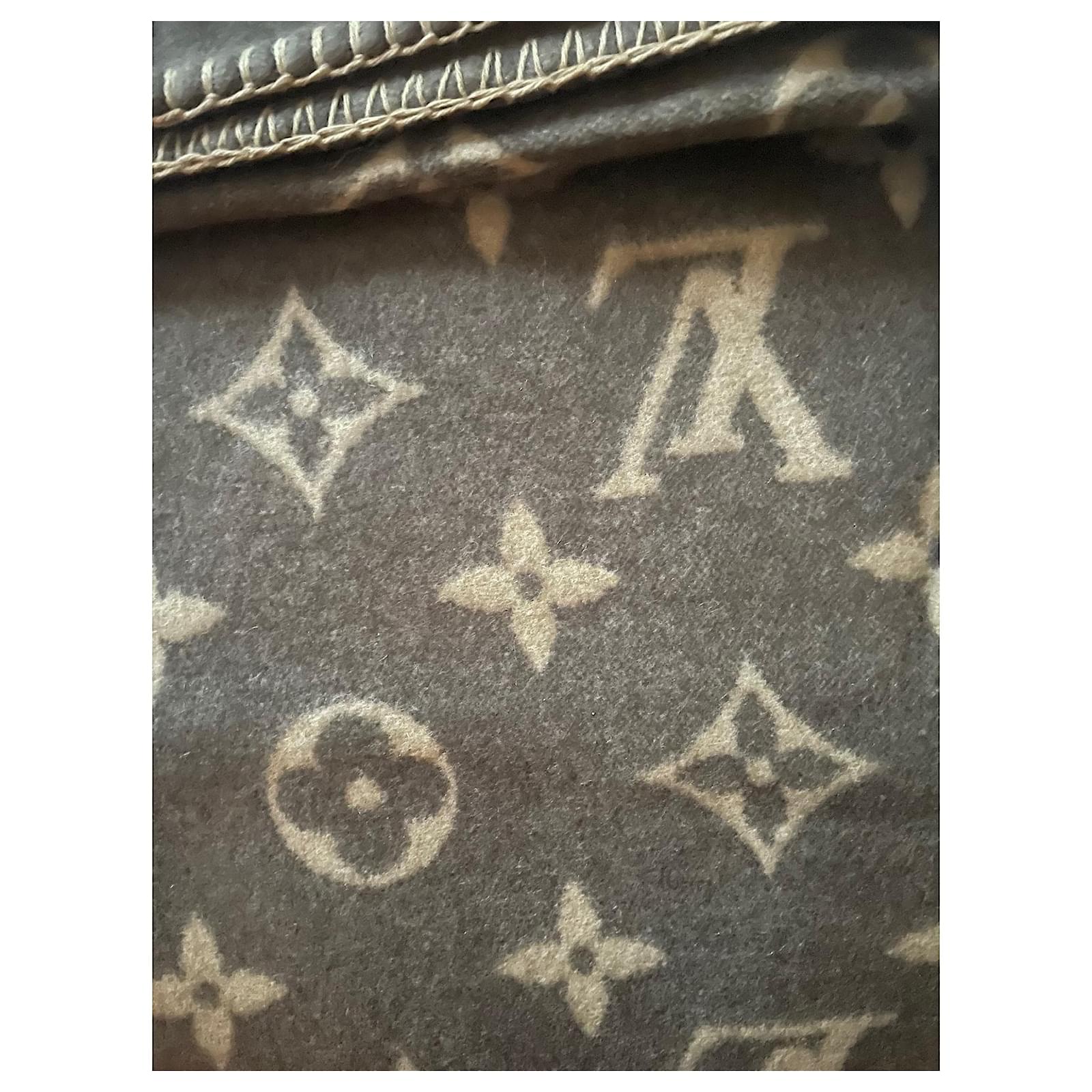 Louis Vuitton LV Neo Monogram Blanket New Brown Wool ref.236168 - Joli  Closet