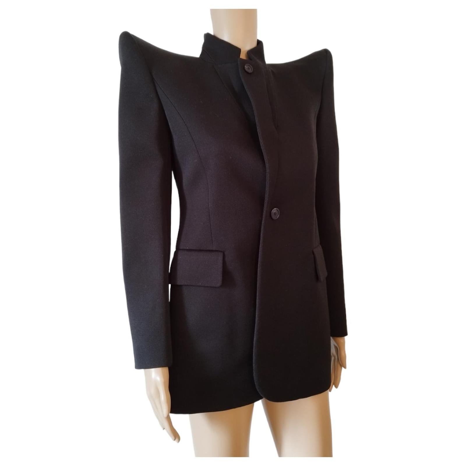 Balenciaga Pagoda jacket in black wool ref.806910 - Joli Closet