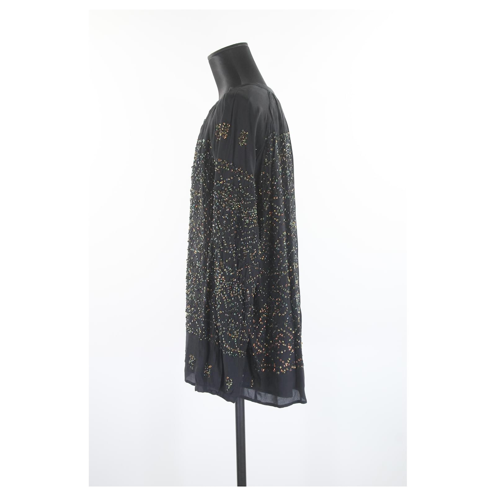 Essentiel Antwerp Top Essential Antwerp 40 Black Silk ref.807431 - Joli