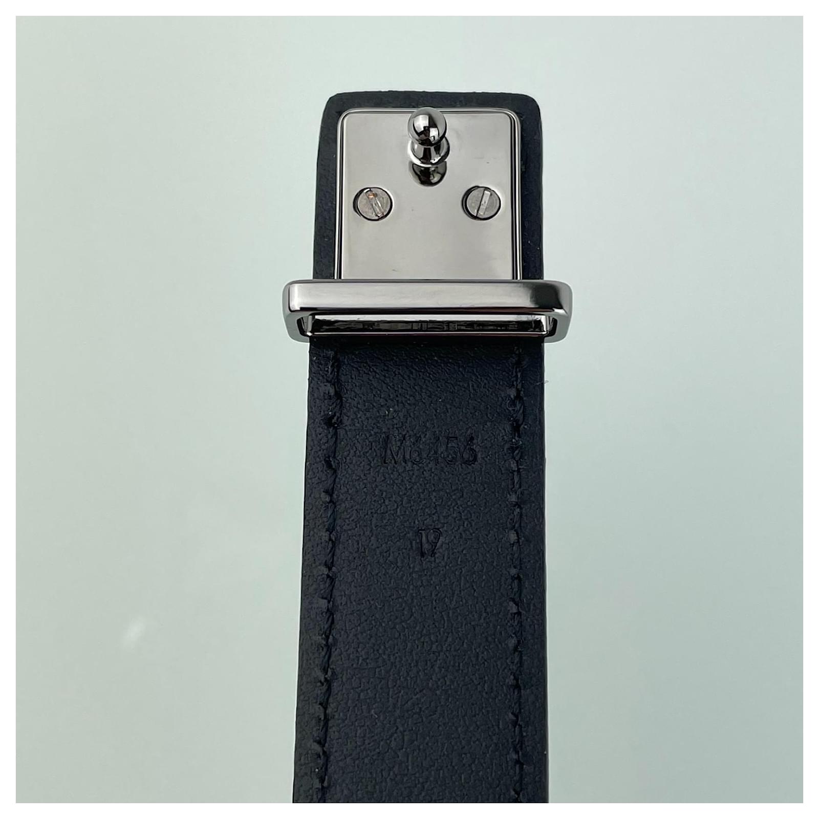 Louis Vuitton Bracelet LV Slim Black Grey Cloth ref.760049 - Joli Closet