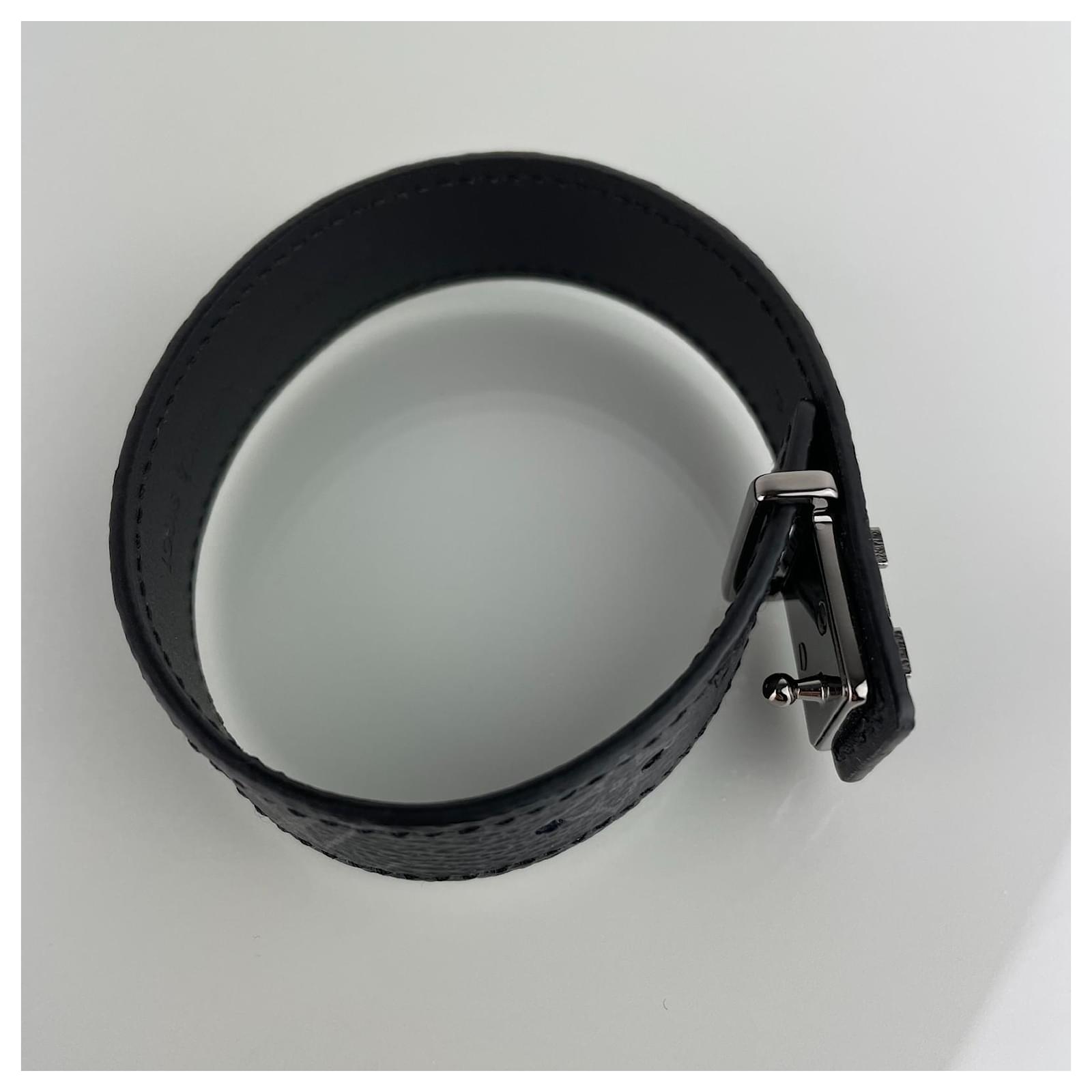 Louis Vuitton Bracelet LV Slim Black Cloth ref.807543 - Joli Closet