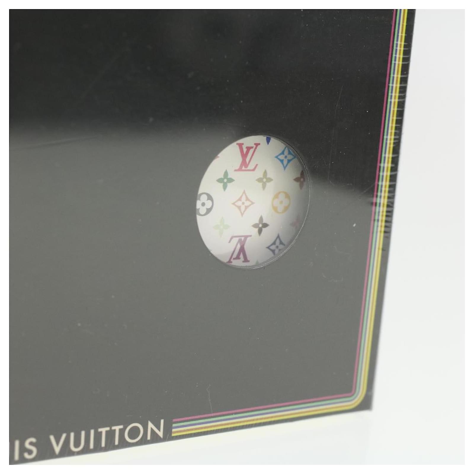 LOUIS VUITTON Monogram Multicolor Jewelry Box White LV Auth am1643g