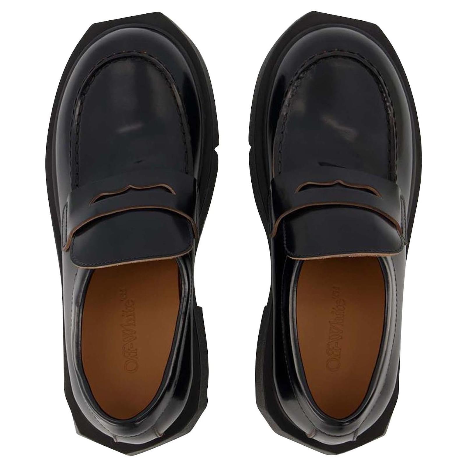 ショートブーツ・ブーティ Sponge Loafer Ankle Boots - Off White - Black/Militaire - Le Off-White | Shoes | Sponge Loafer Ankle Boots Off White