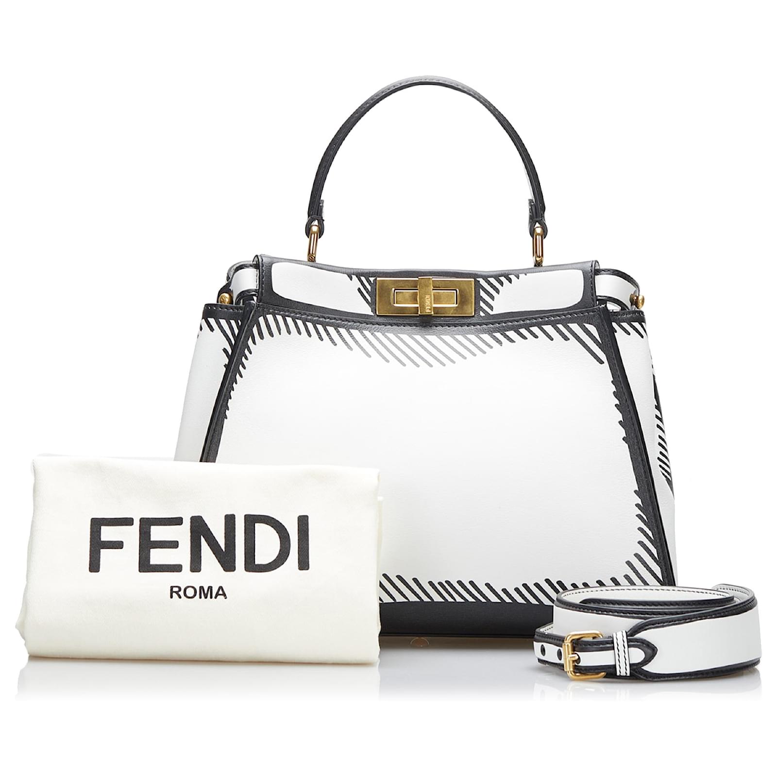 Fendi White x Joshua Vides California Sky Medium Iconic