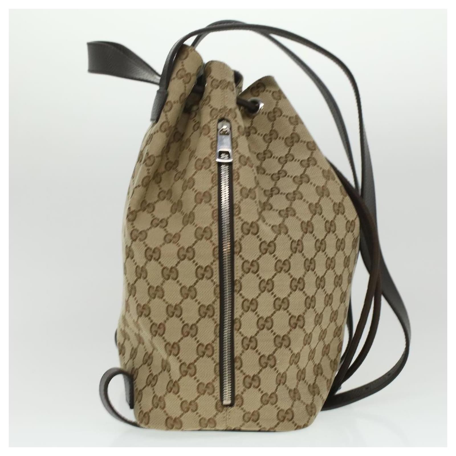 449175 GG Canvas Drawstring Backpack – Keeks Designer Handbags
