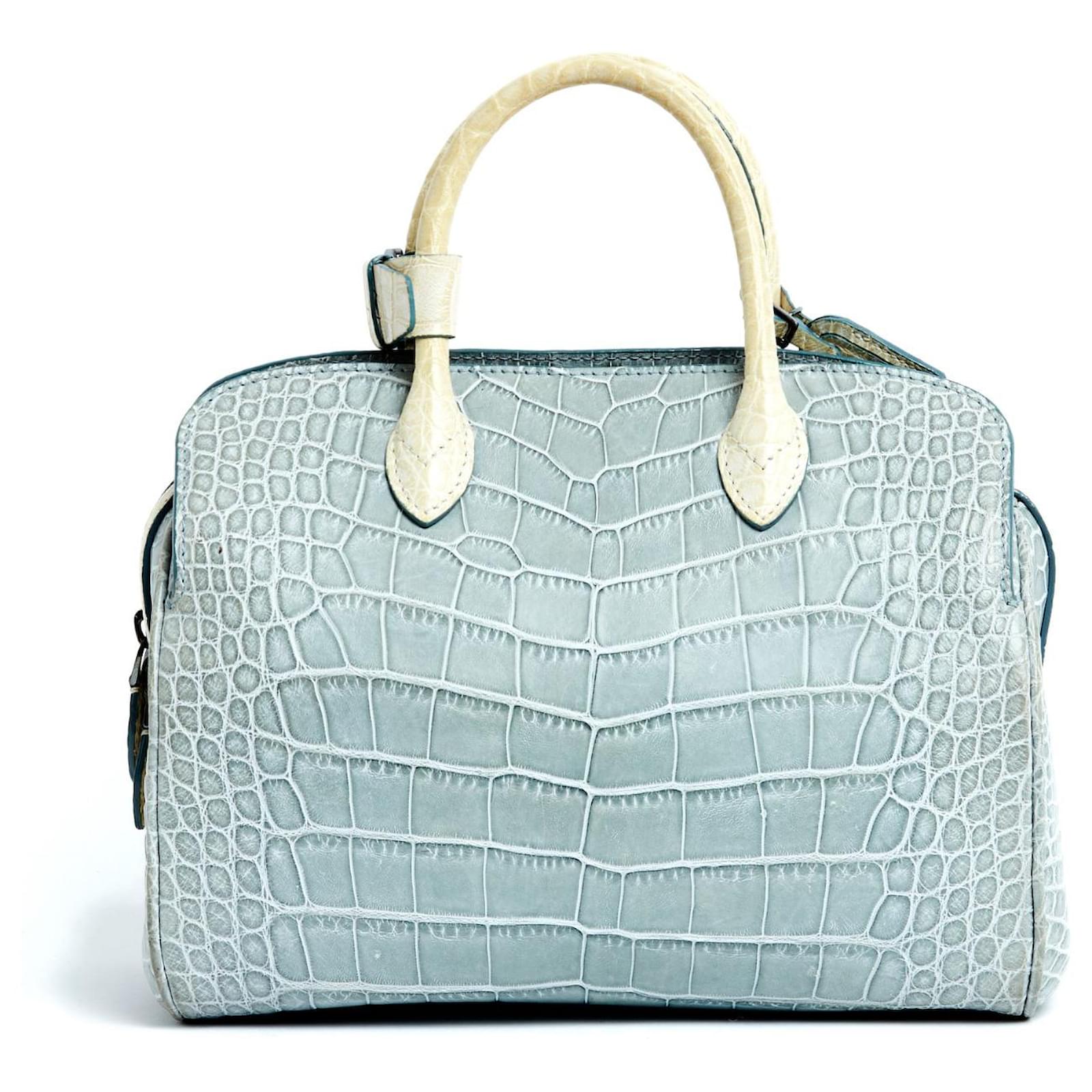 Louis Vuitton 2012 Lim. Ed. Crocodile Old Speedy Flap 25 Blue