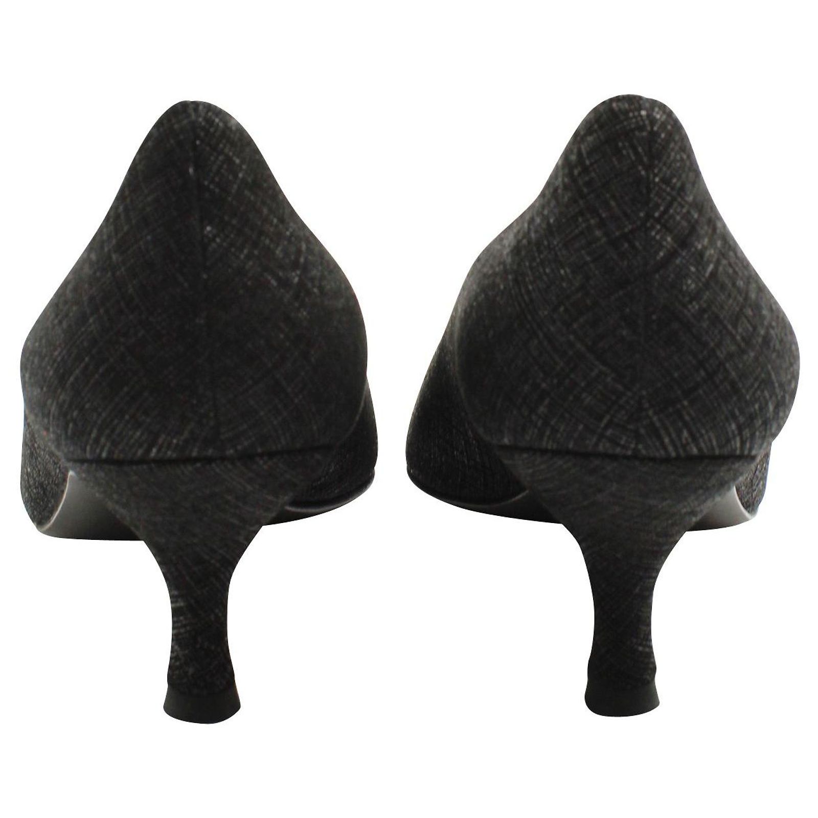 Escarpins Stuart Weitzman Talons Kitten - Satin - Taille 6 US (Pointure 37) - Occasion - Style Soirée