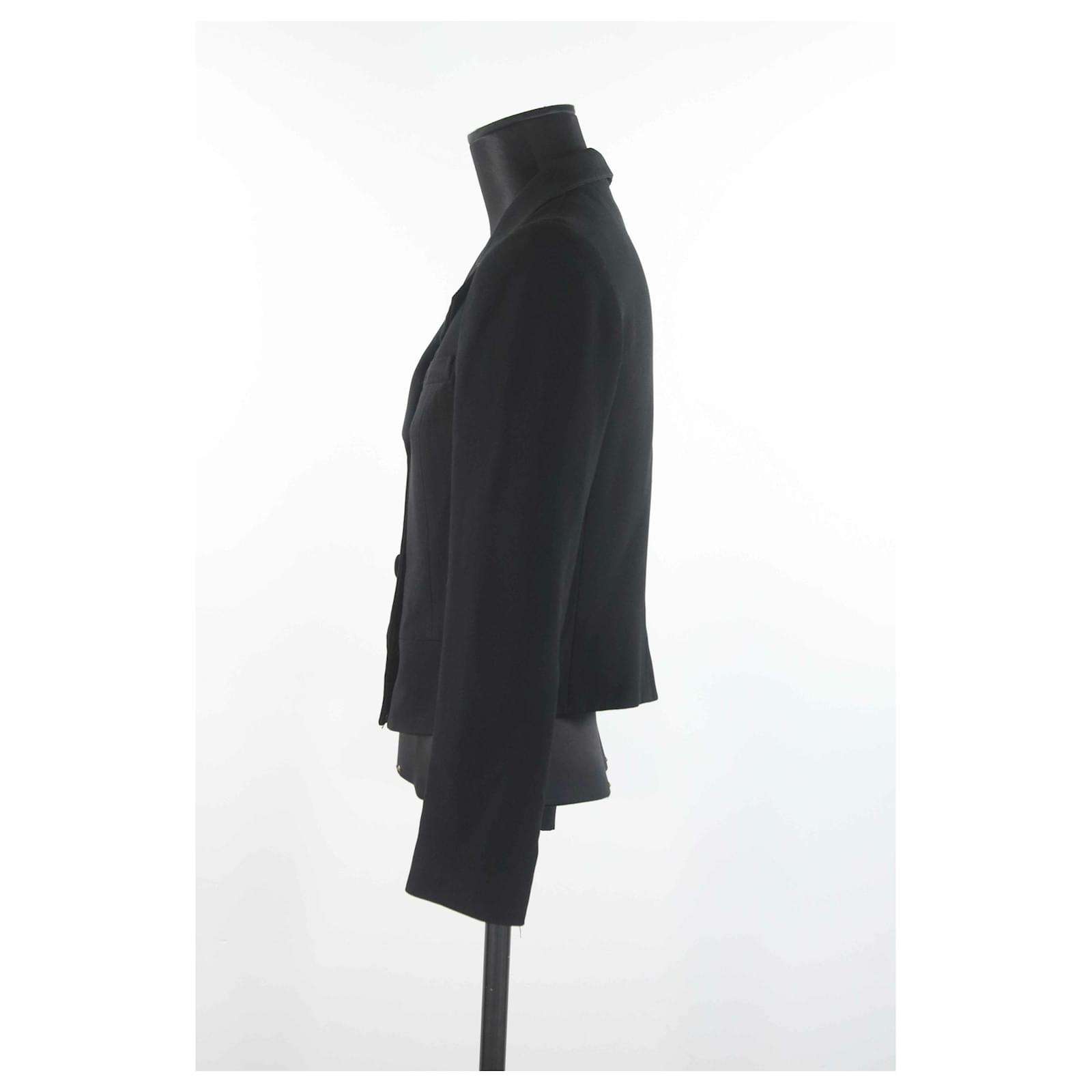 Joseph ケープ 36 （Joseph jacket 36 Black Viscose ref.820578