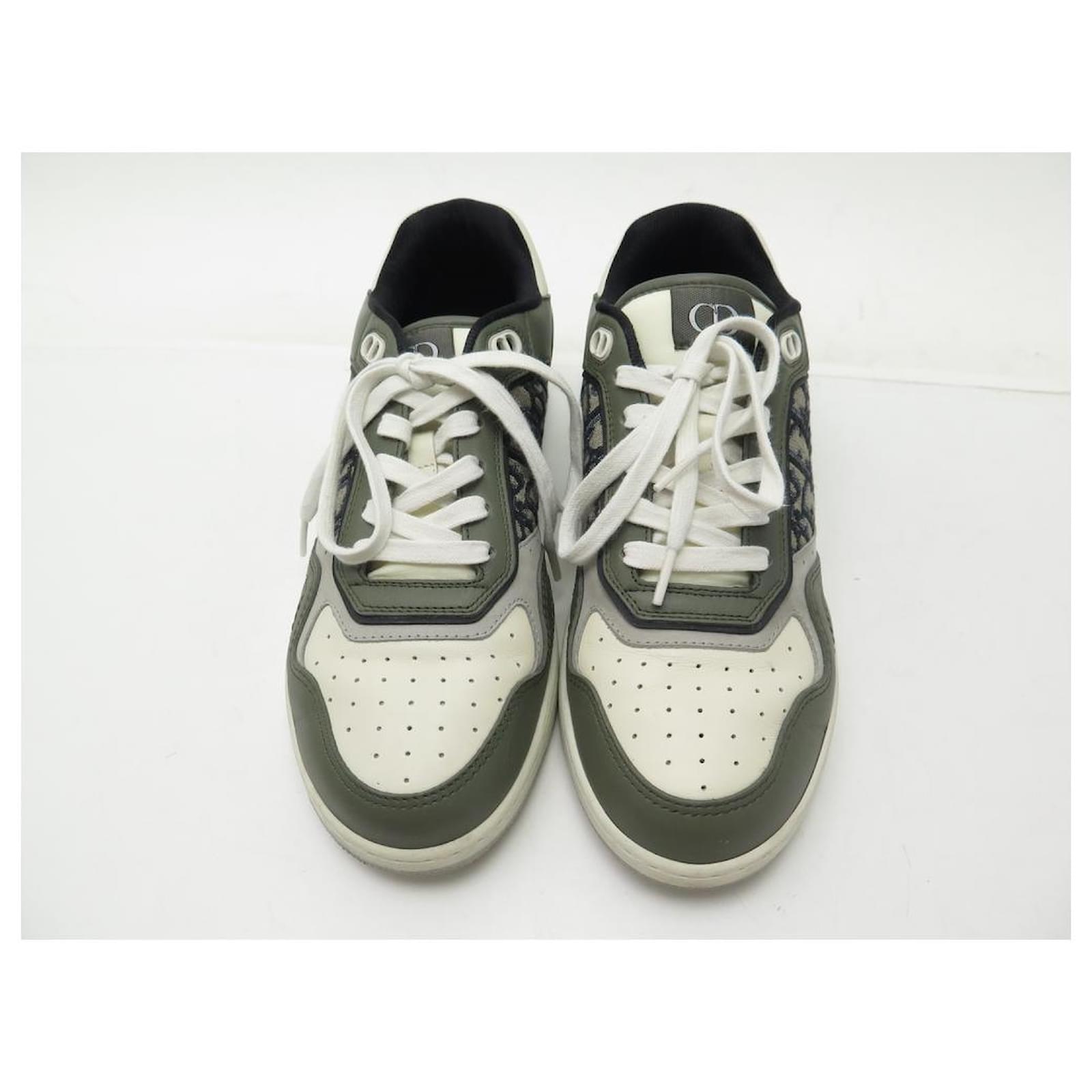 DIOR SNEAKERS 3SN272ZIR SNEAKERS B27 41.5 IN JACQUARD GREEN