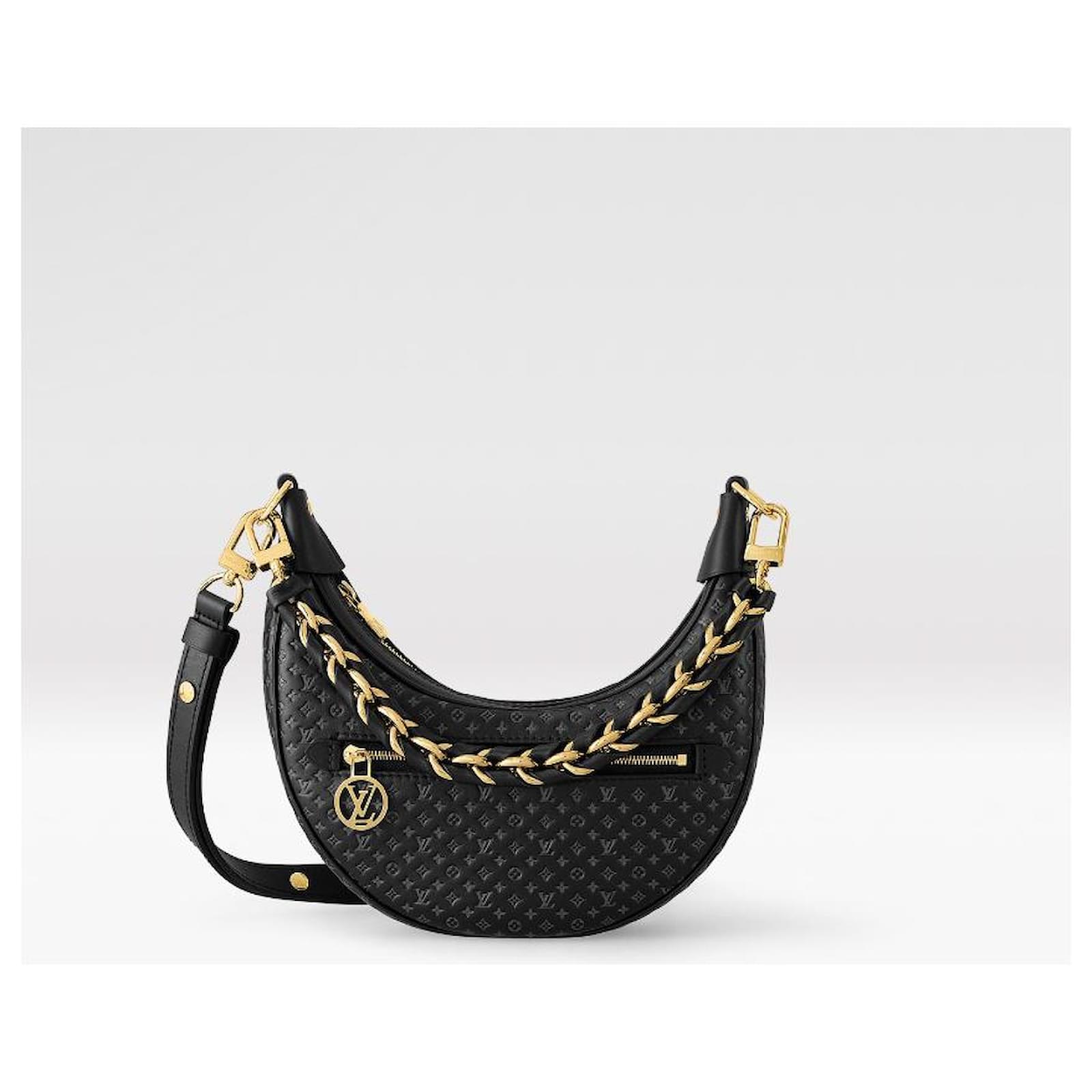 Louis Vuitton Loop Black in Calfskin Leather with Gold-tone - GB