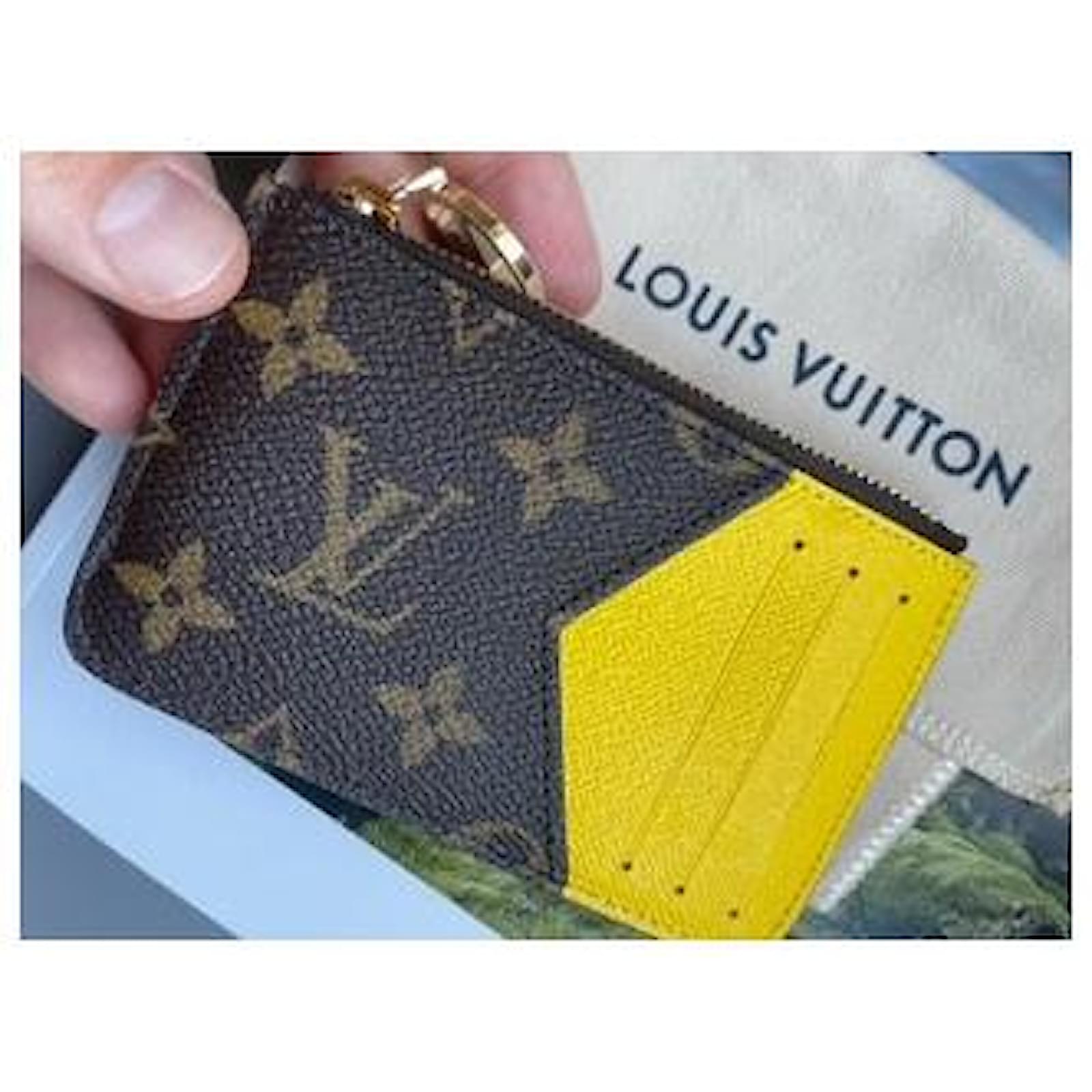 Louis Vuitton, Bags, Authentic Louis Vuitton Pastel Yellow Romy Card  Holder Wallet Nib