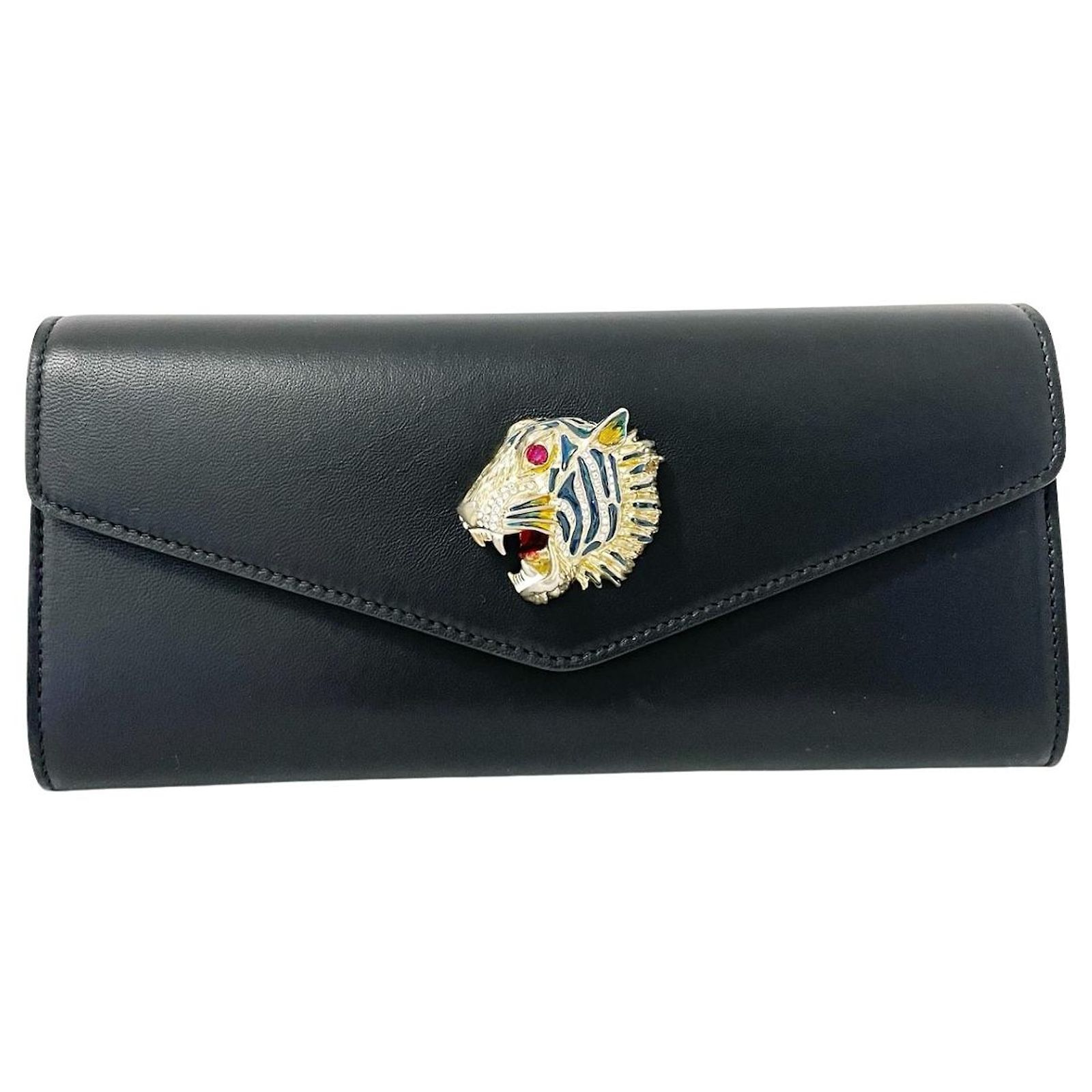 Gucci Rajah Black Leather ref.821288 - Joli Closet