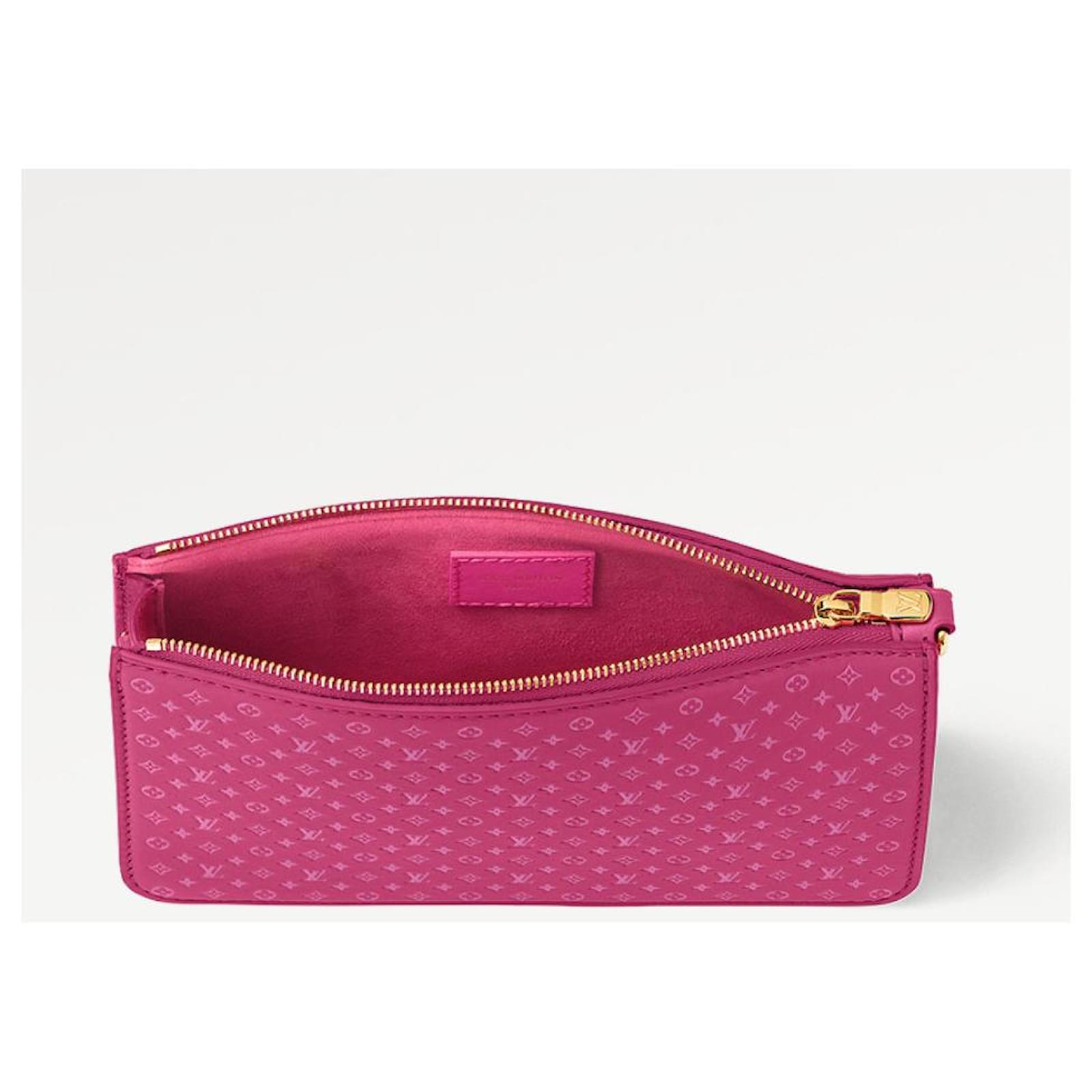Louis Vuitton LV Lexington Pouch nanogram pink Leather ref.821947