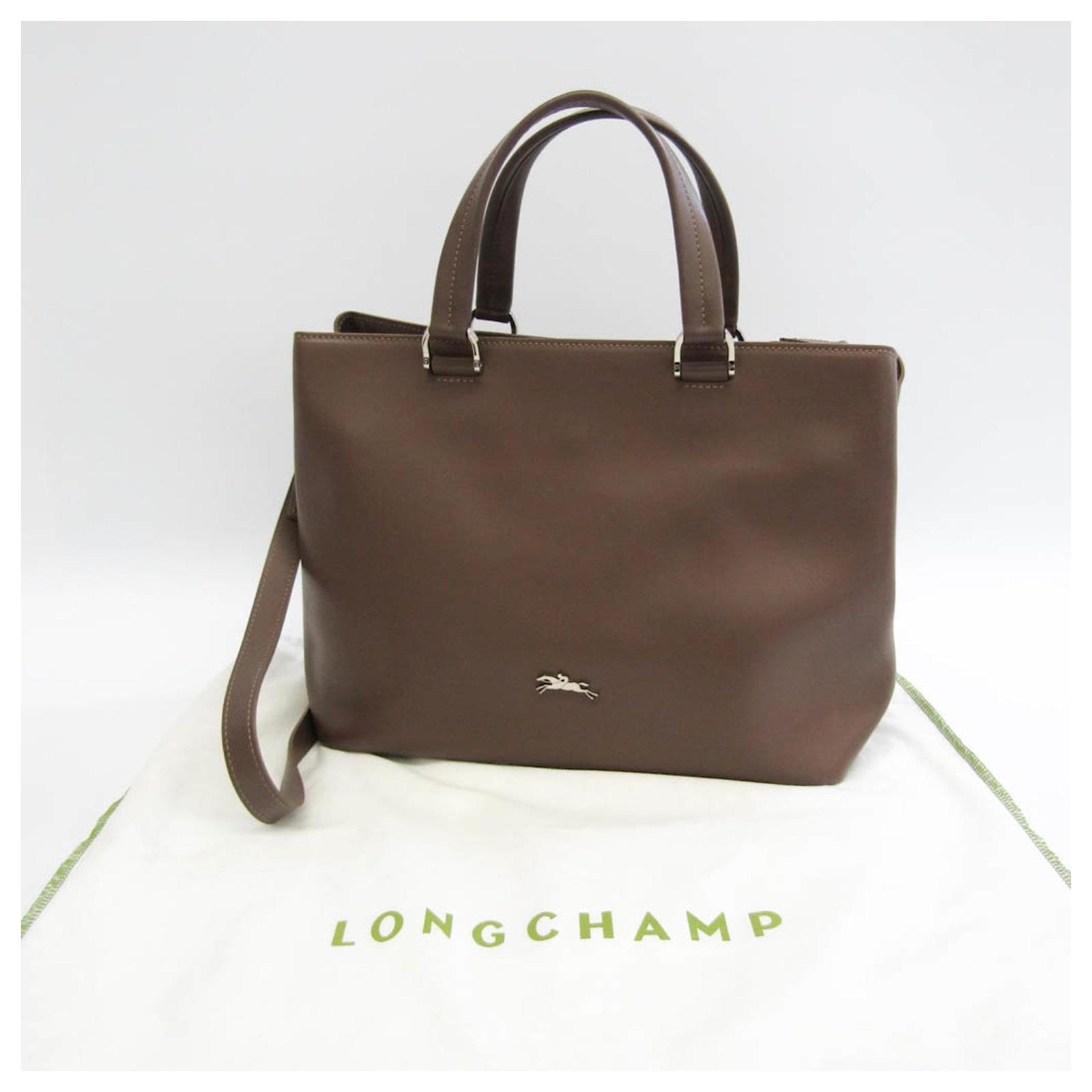 Longchamp Honor?� Cuir Gris ref.823215 - Joli Closet