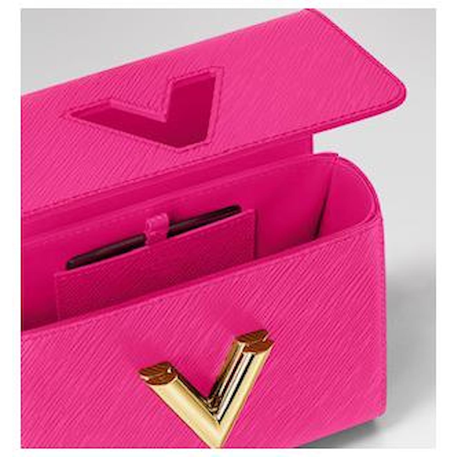 M58691 Louis Vuitton Taurillon Leather Twist PM-Pink