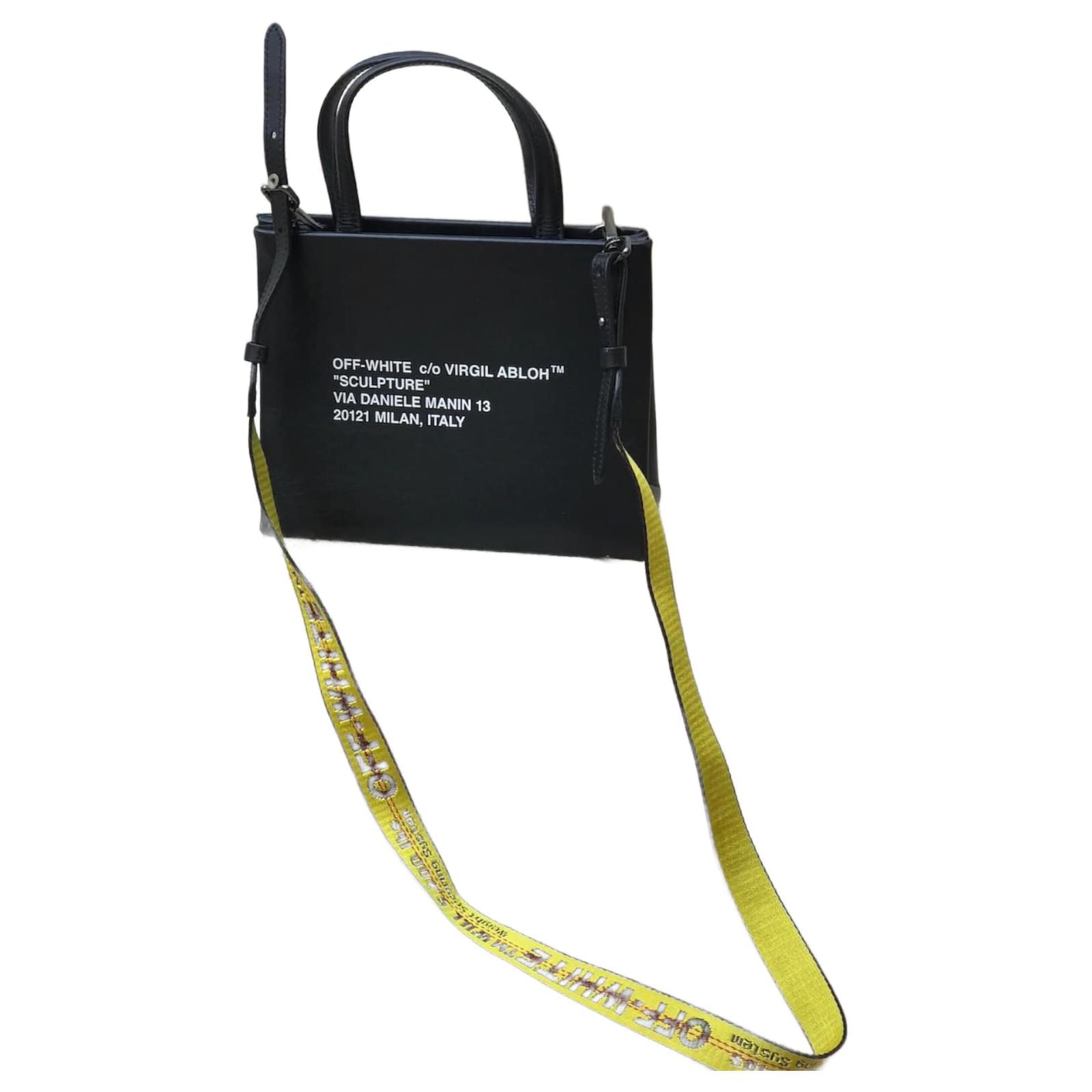 Off-White c/o Virgil Abloh Sculpture Crossbody Bag in Black