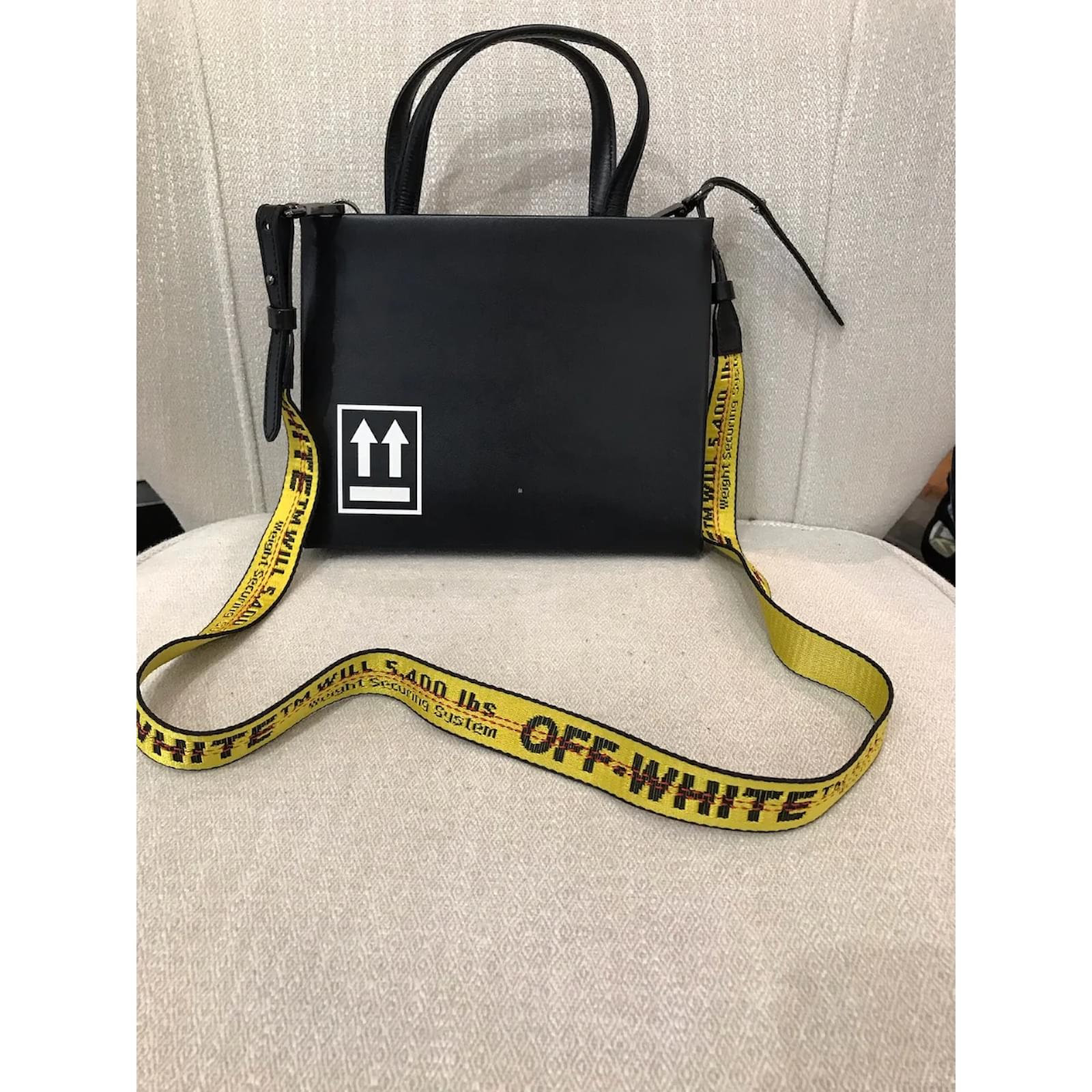 Off white small box on sale bag