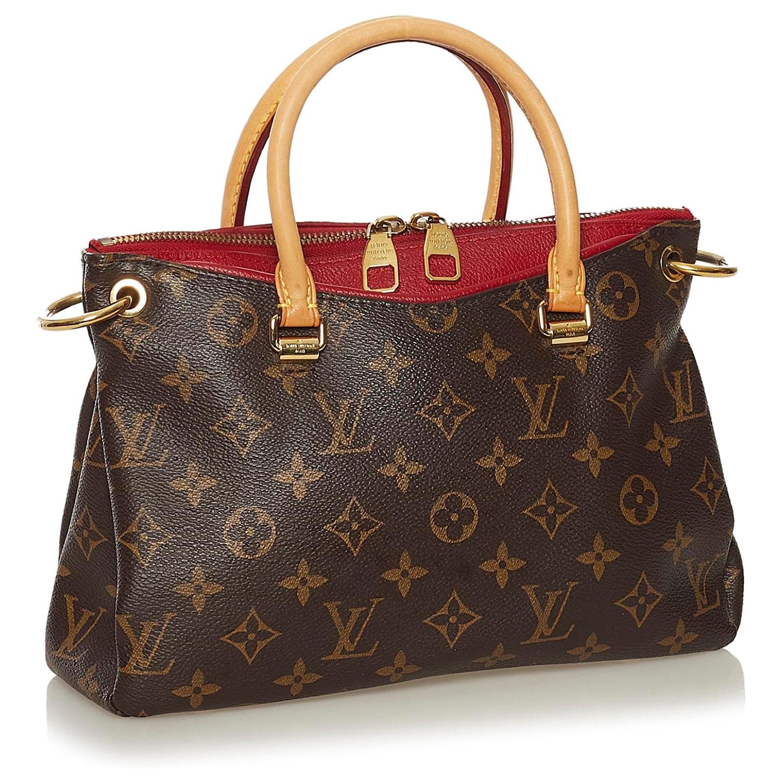 Louis Vuitton Pallas BB Handbag in Brown Monogram Canvas Cloth ref.970638 -  Joli Closet