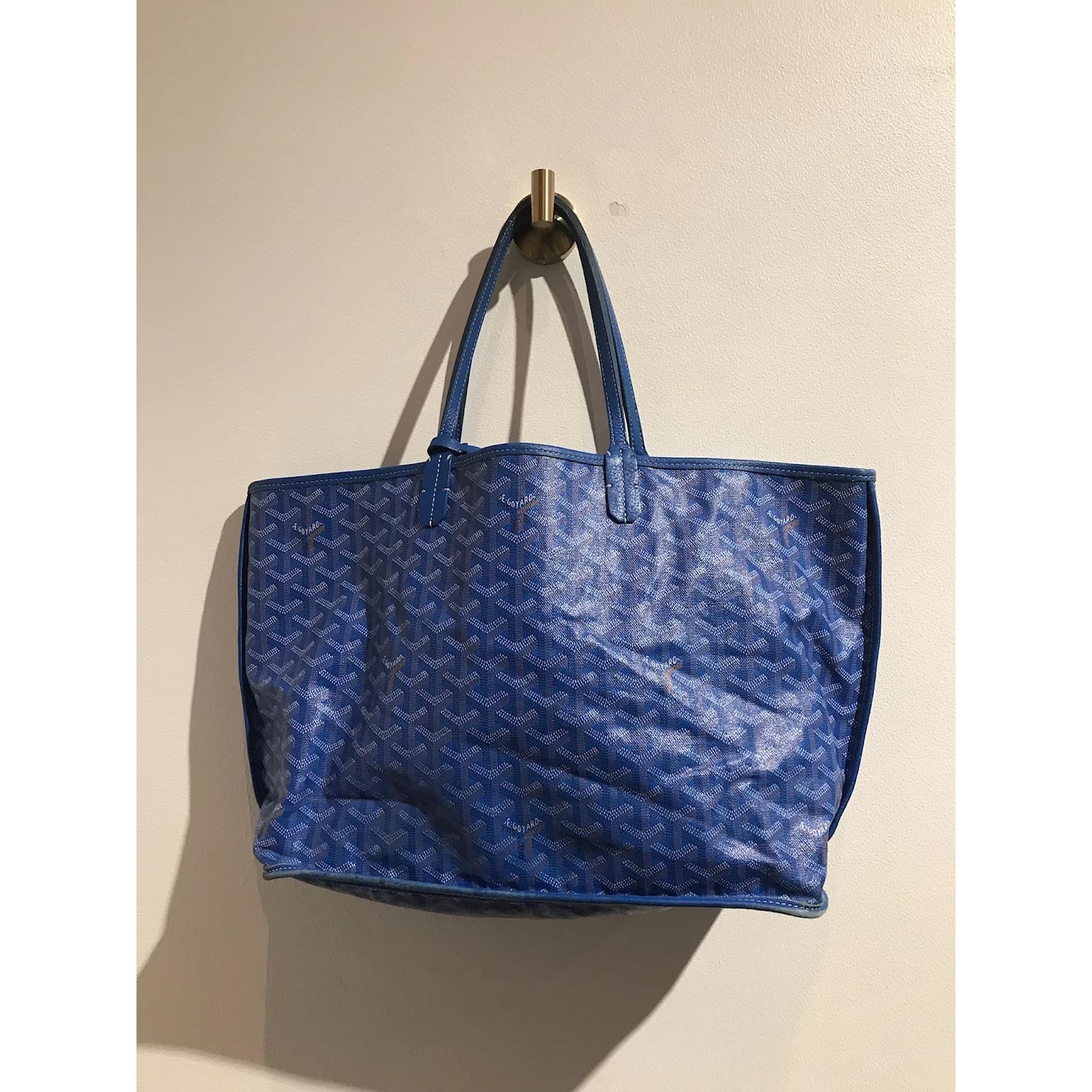 Saint Louis GOYARD Handbags T. cloth Blue ref.827437 - Joli Closet
