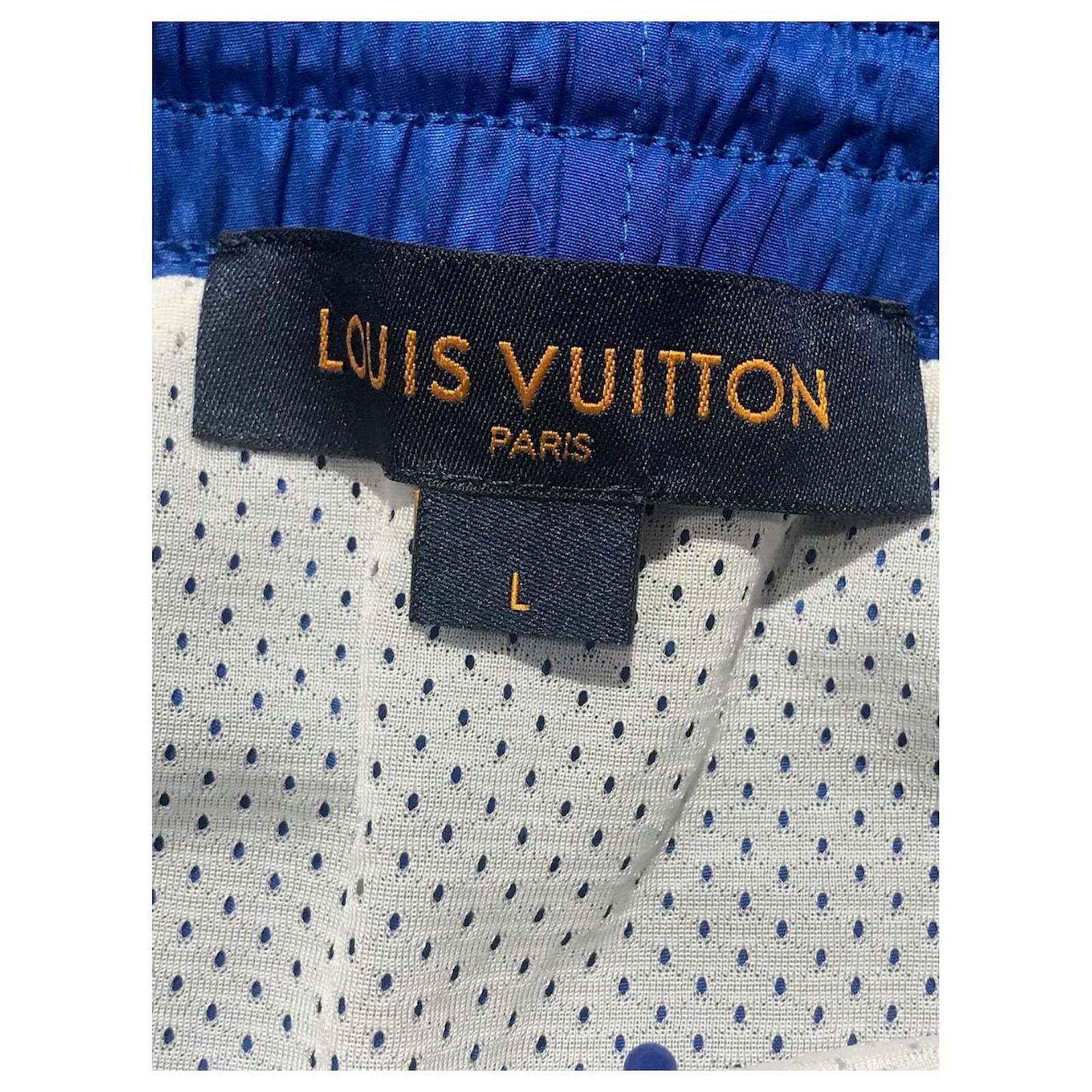 Louis Vuitton - Bain pour homme en polyester - bleu