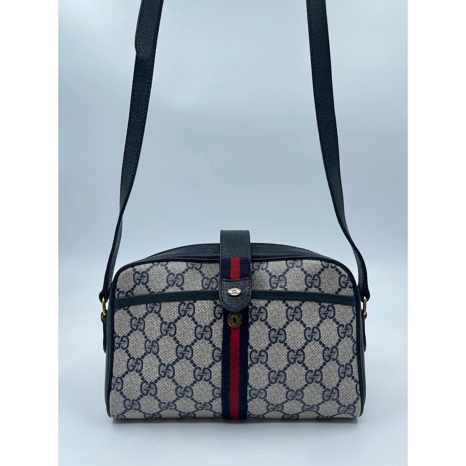 Navy gucci sales crossbody bag