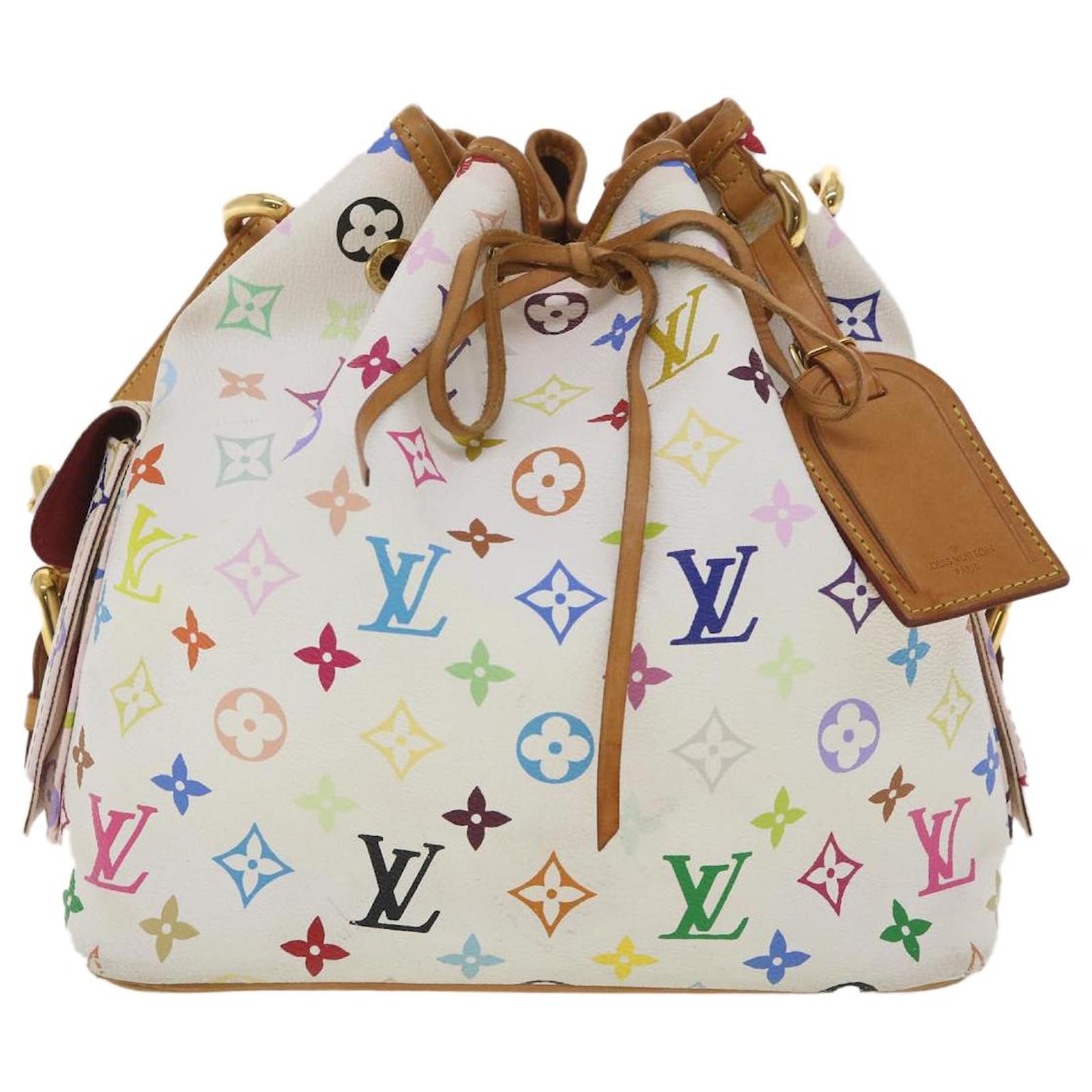 Louis Vuitton Black Multicolor Petit Noe at Jill's Consignment