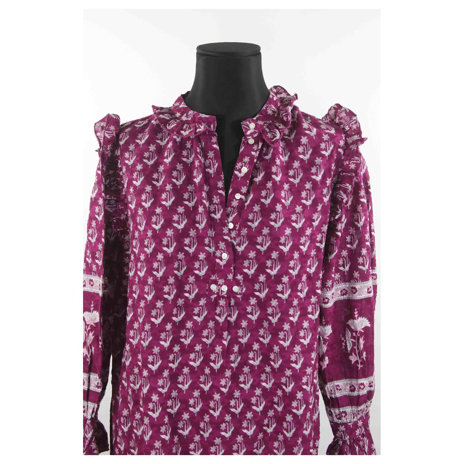 Robe Tunique ANTIK BATIK Taille 4/42 - Longueur Midi Évasée - Couleur Gris - Occasion Bon État