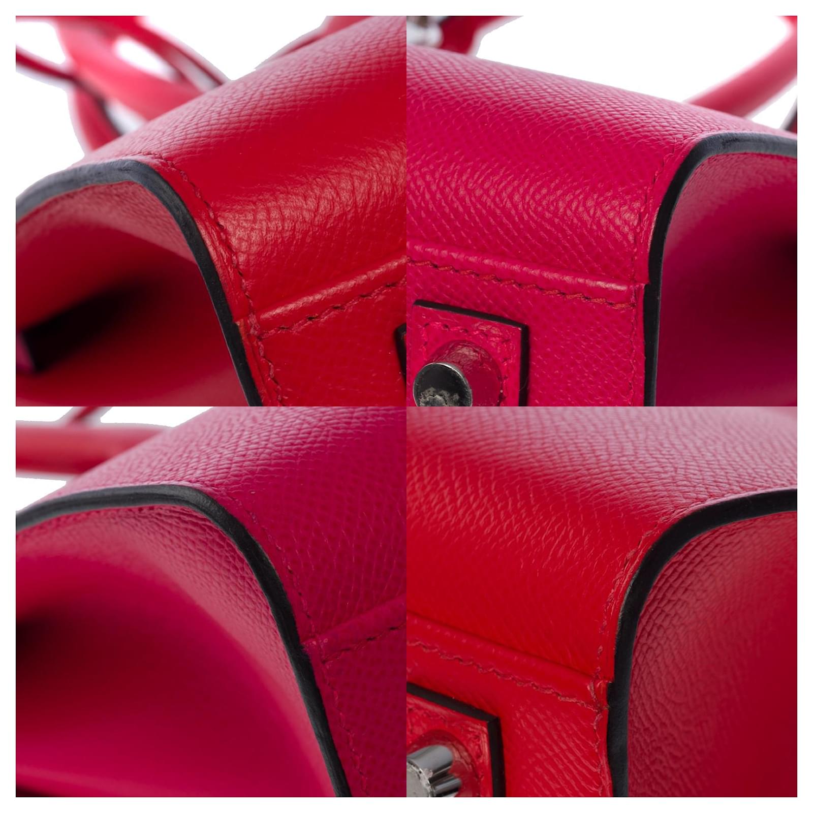 Hermès Hermes Birkin handbag 30 limited edition Casaque in Heart Red and  Rose Extreme Epsom leather ref.829148 - Joli Closet