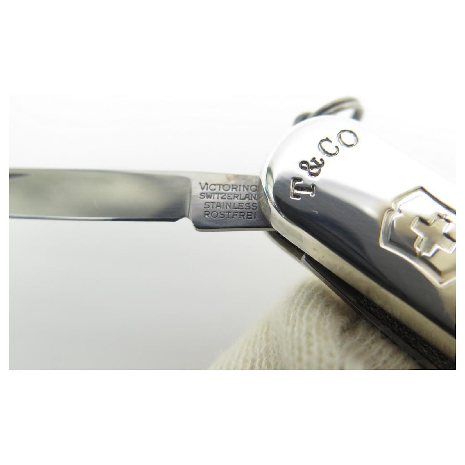 VINTAGE TIFFANY & CO VICTORINOX SWISS KNIFE IN STERLING VINTAGE TIFFANY & CO VICTORINOX SWISS KNIFE IN STERLING