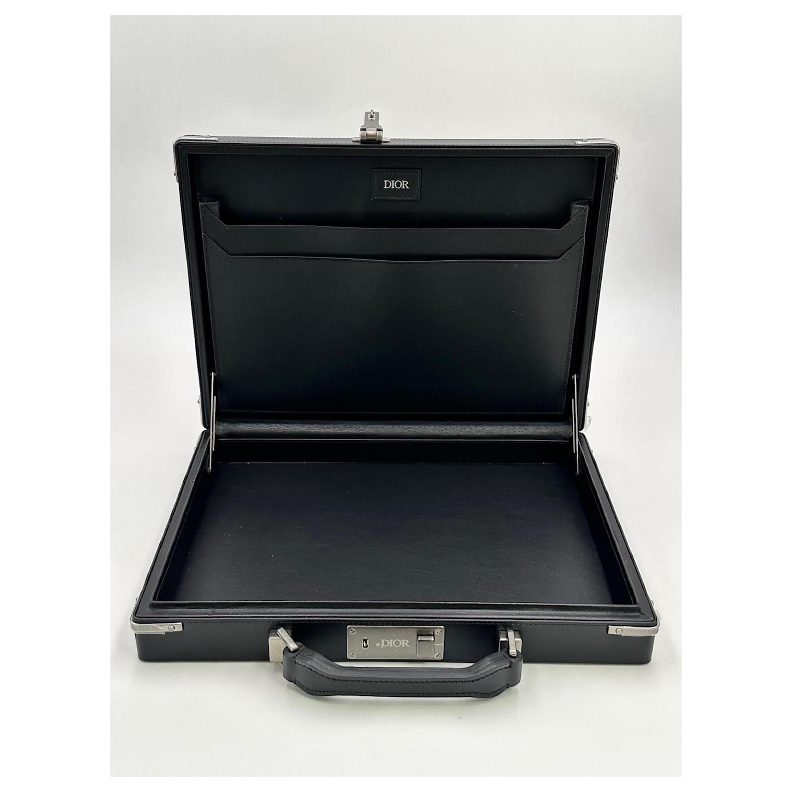 【無料郵送/関税込/正規品】 Dior Briefcase Black CD Diamond B Dior cd diamond briefcase - Gem