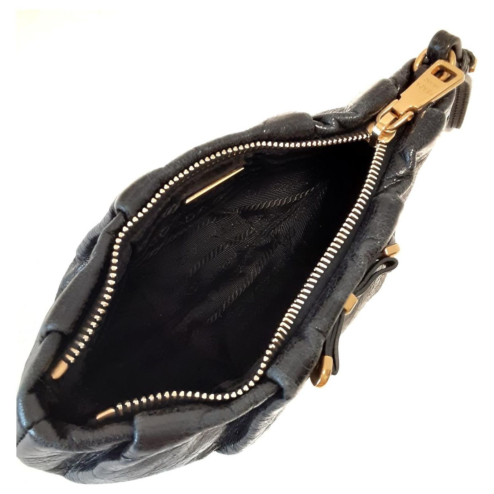 Prada Black Leather ref.831280 - Joli Closet