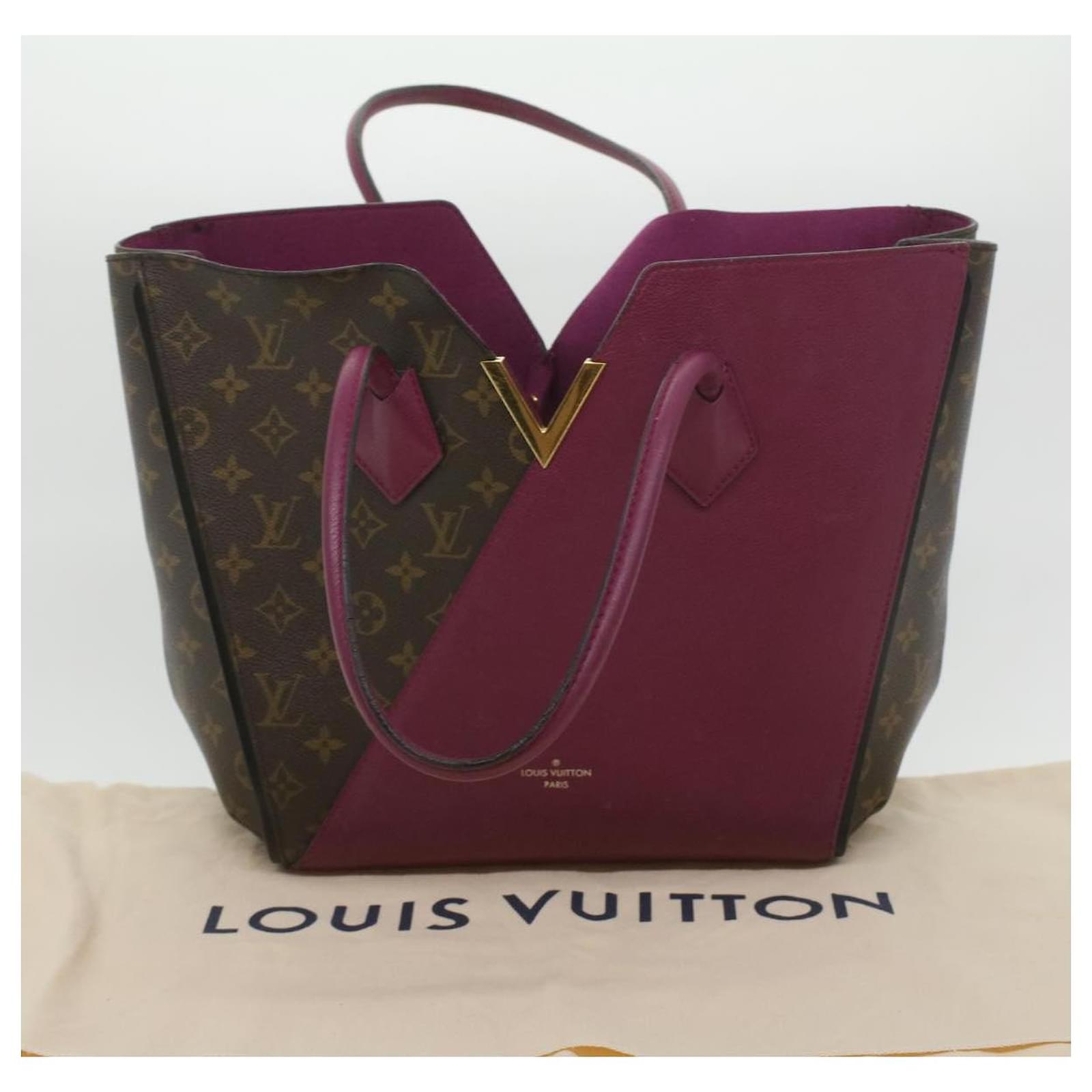 LOUIS VUITTON Monogram Kimono MM Tote Bag Purple Black M40460 LV