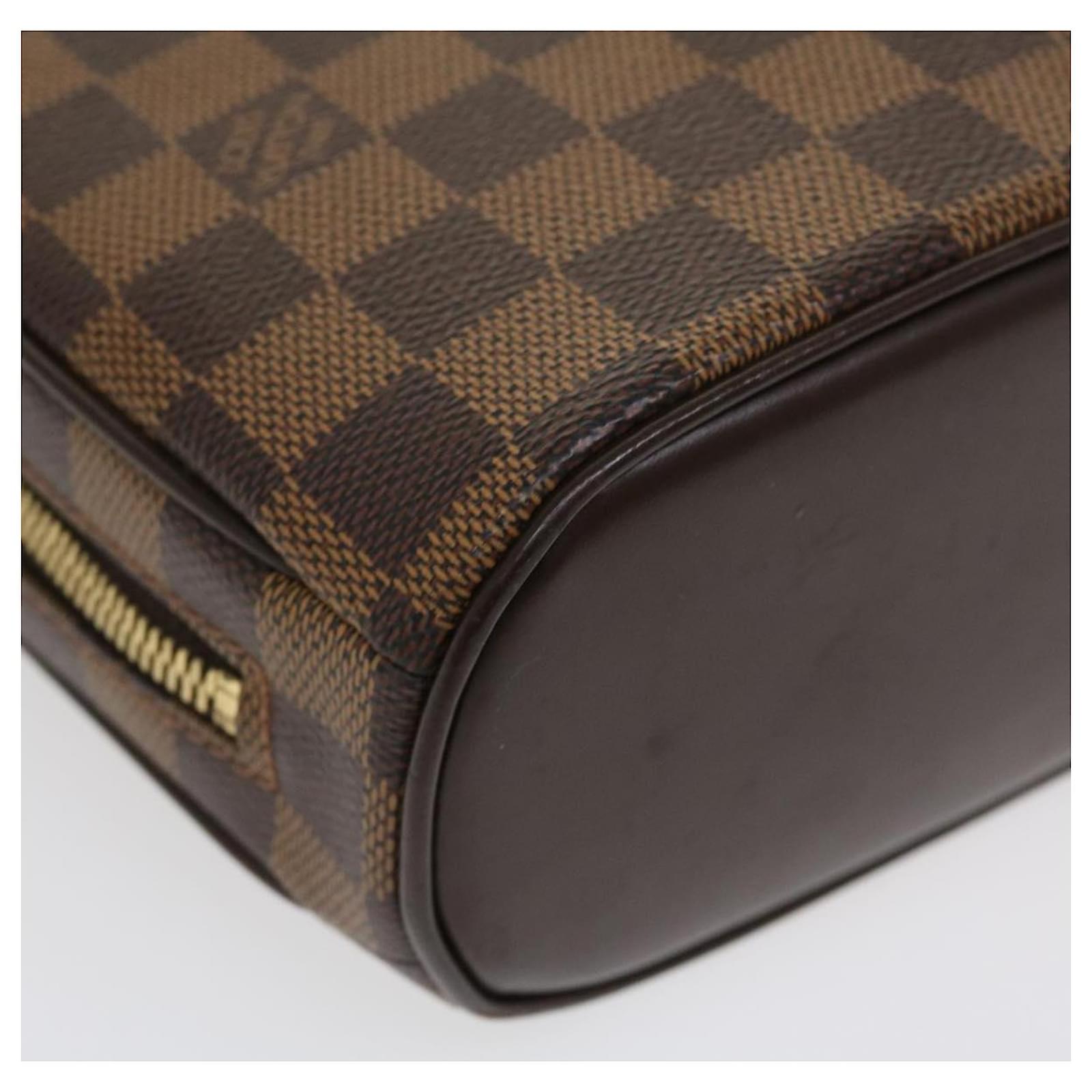 LOUIS VUITTON Damier Ebene Mini Speedy Hand Bag SP Order LV Auth