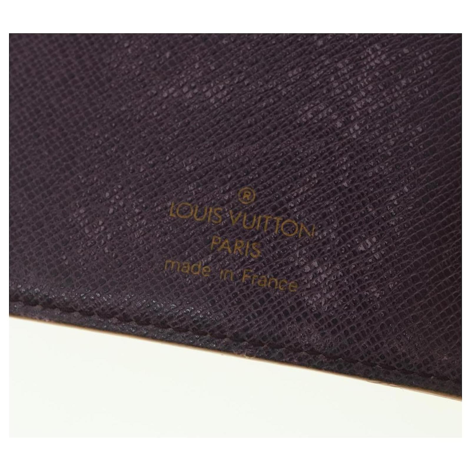 LOUIS VUITTON Epi Agenda MM Day Planner Cover Yellow R20049 LV Auth 37883