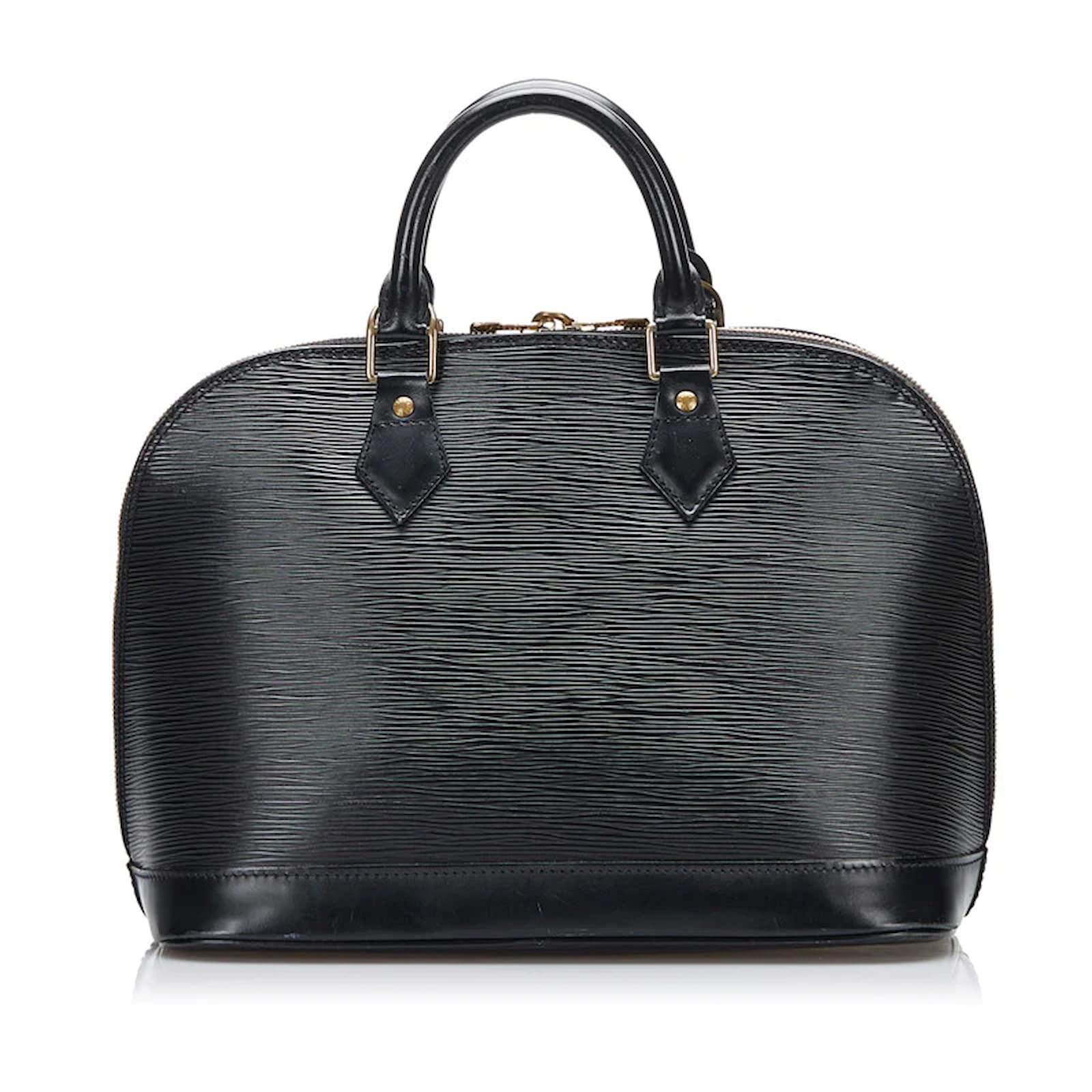 Bag Review: Louis Vuitton Black Epi Alma BB – Becca Luna