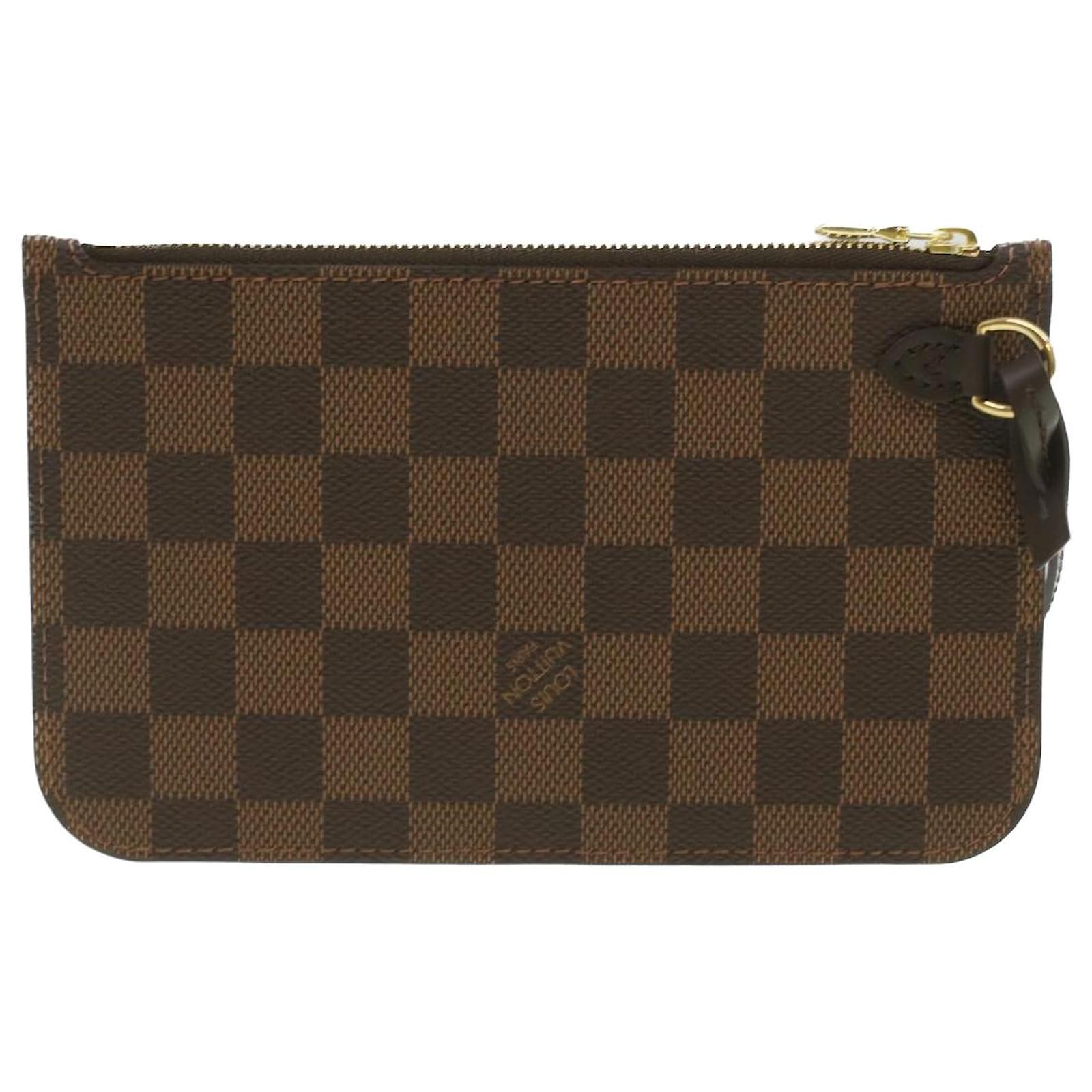 LV Neverfull PM Size in Damier Ebene Canvas, Luxury, Bags