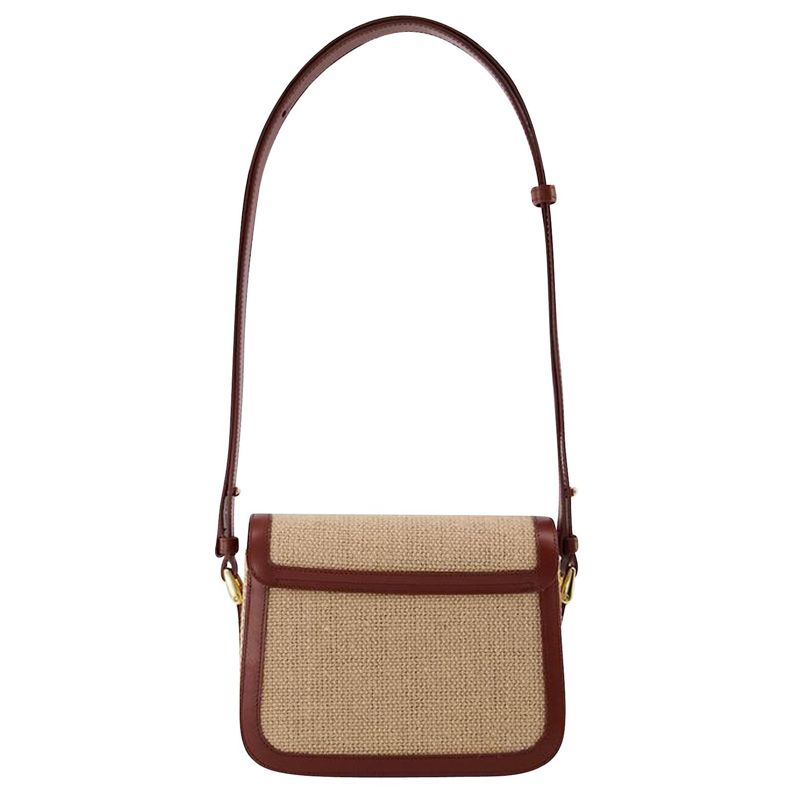 Apc Grace Small Hobo Bag A.P.C. Hazelnut Leather Brown ref.840899