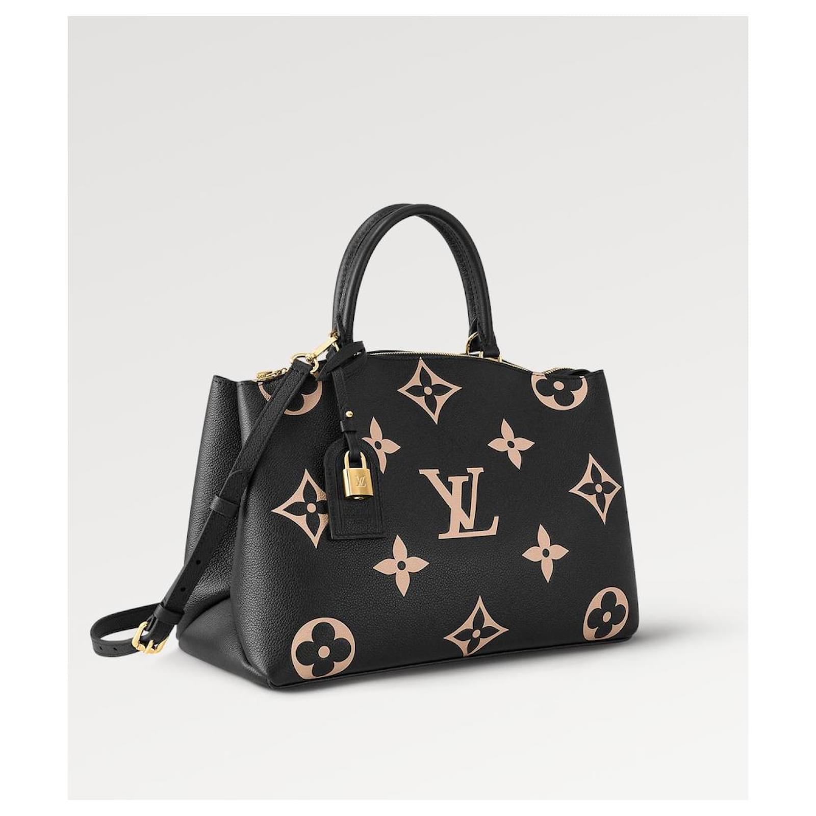 Louis Vuitton Bolso tote LV Grand Palais negro Cuero ref.355050