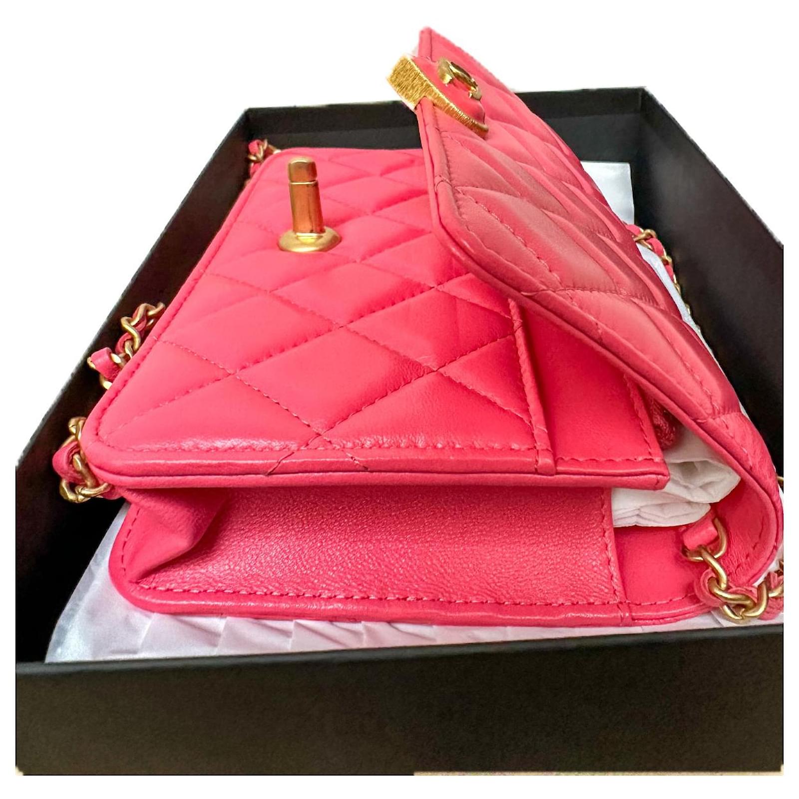 Chanel heart bag New Pink Leather ref.841334 - Joli Closet