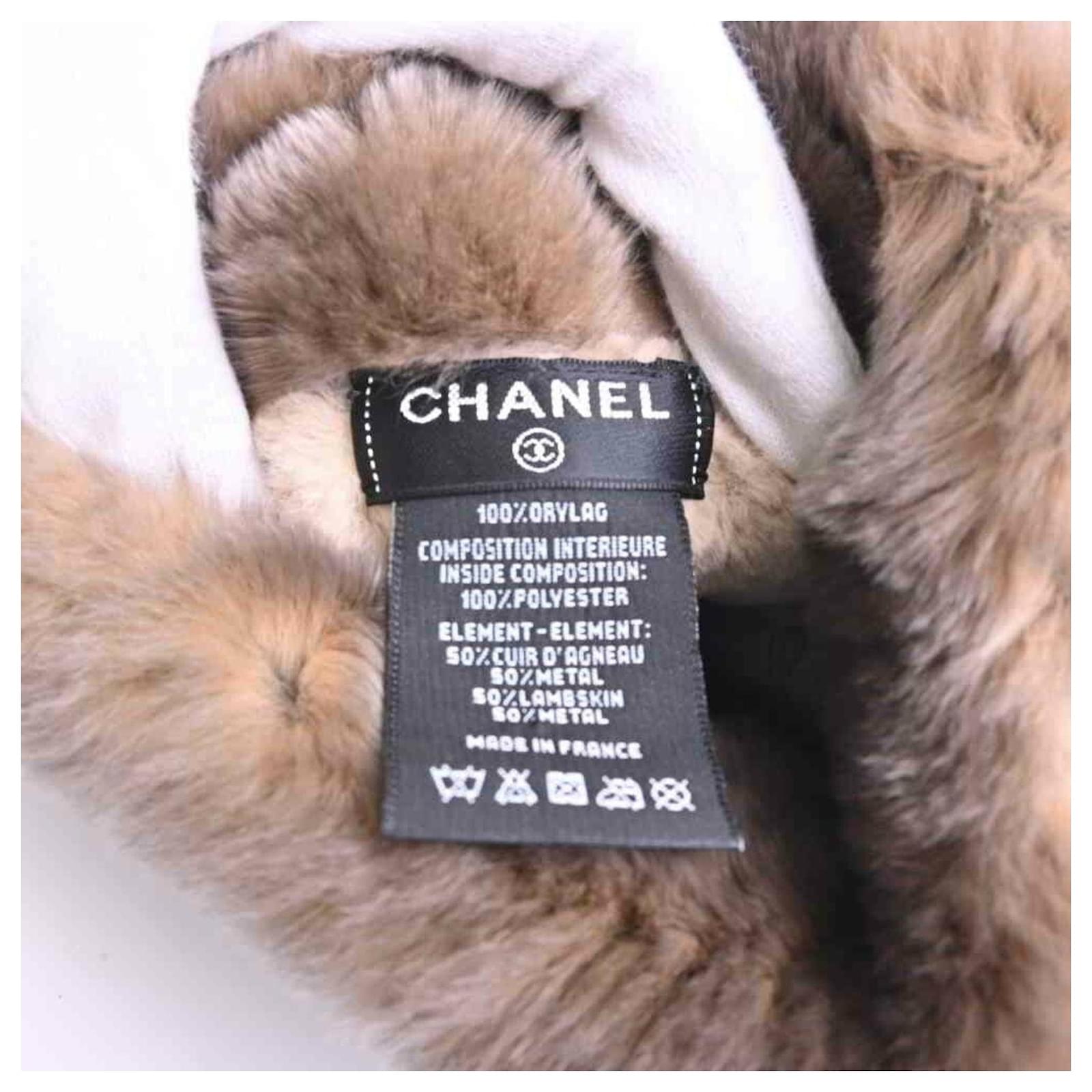 Chanel Rabbit Brown Fur ref.841470 - Joli Closet