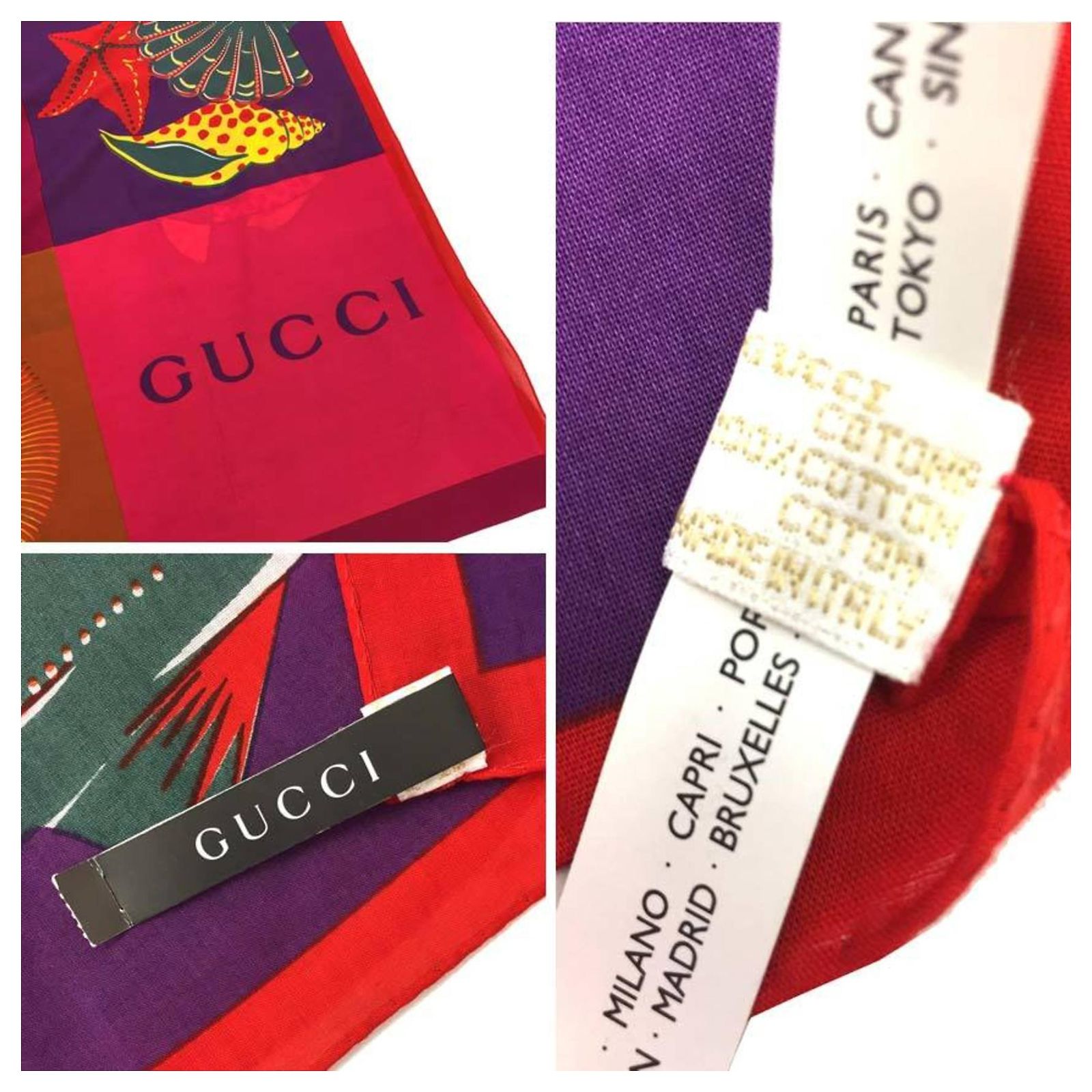 Gucci Label Colours gucci Multiple colors Cotton ref.841617 - Joli Closet