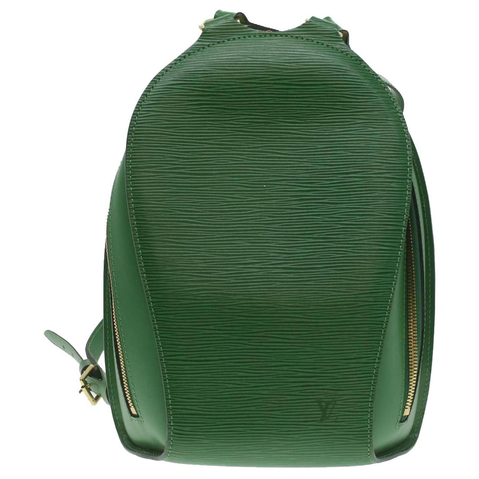 LOUIS VUITTON Epi Mabillon Backpack Green M52234 LV Auth th3417
