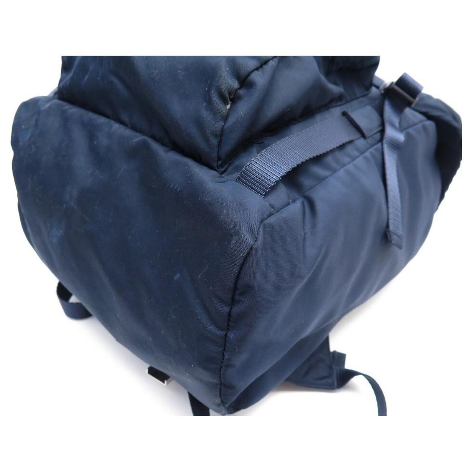 Double PRADA lined BUCKLE BACKPACK TESSUTO RE-NYLON GM 