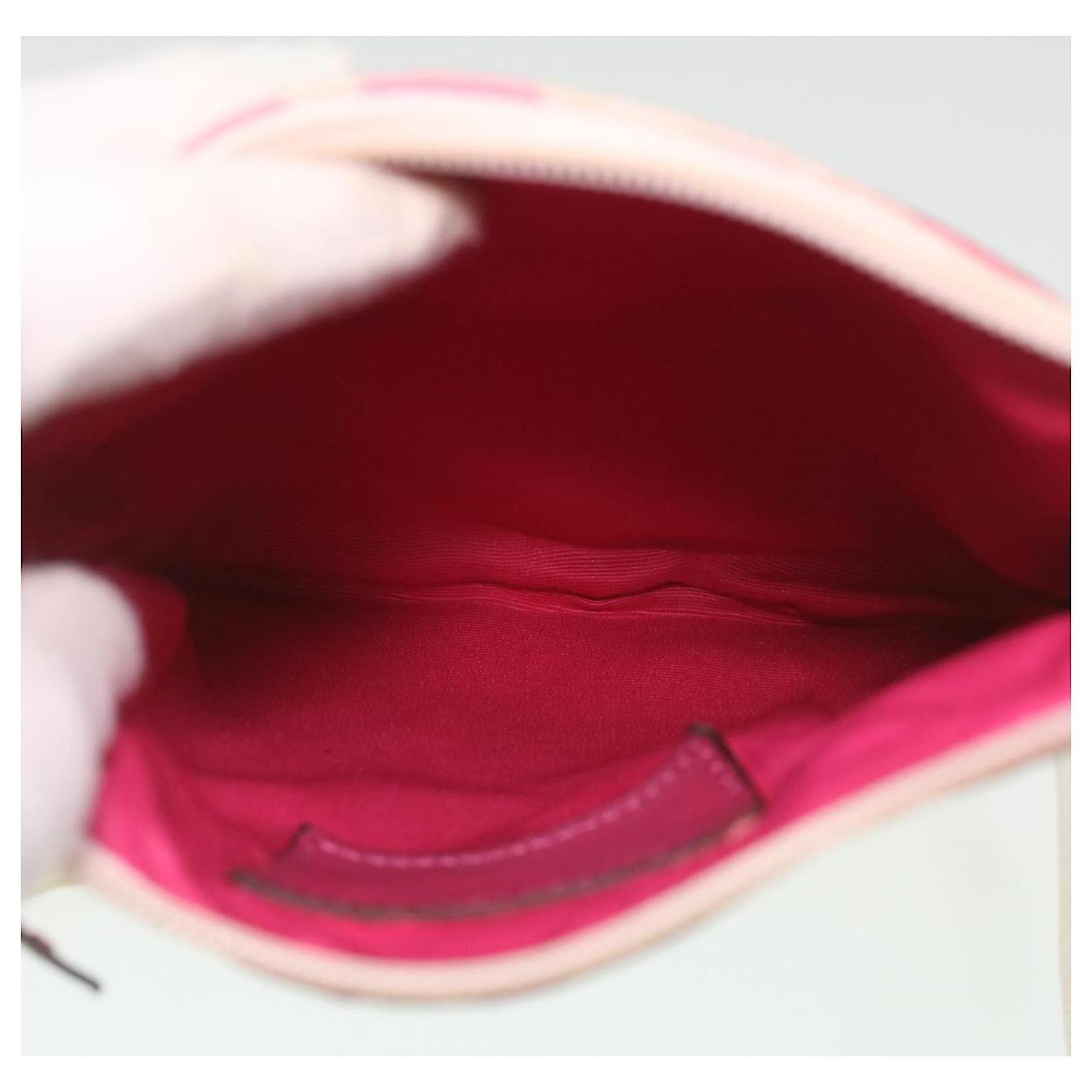 Coach Signature Shoulder Bag Canvas PVC Leather 5Set Beige Brown pink Auth  37698 ref.843538 - Joli Closet