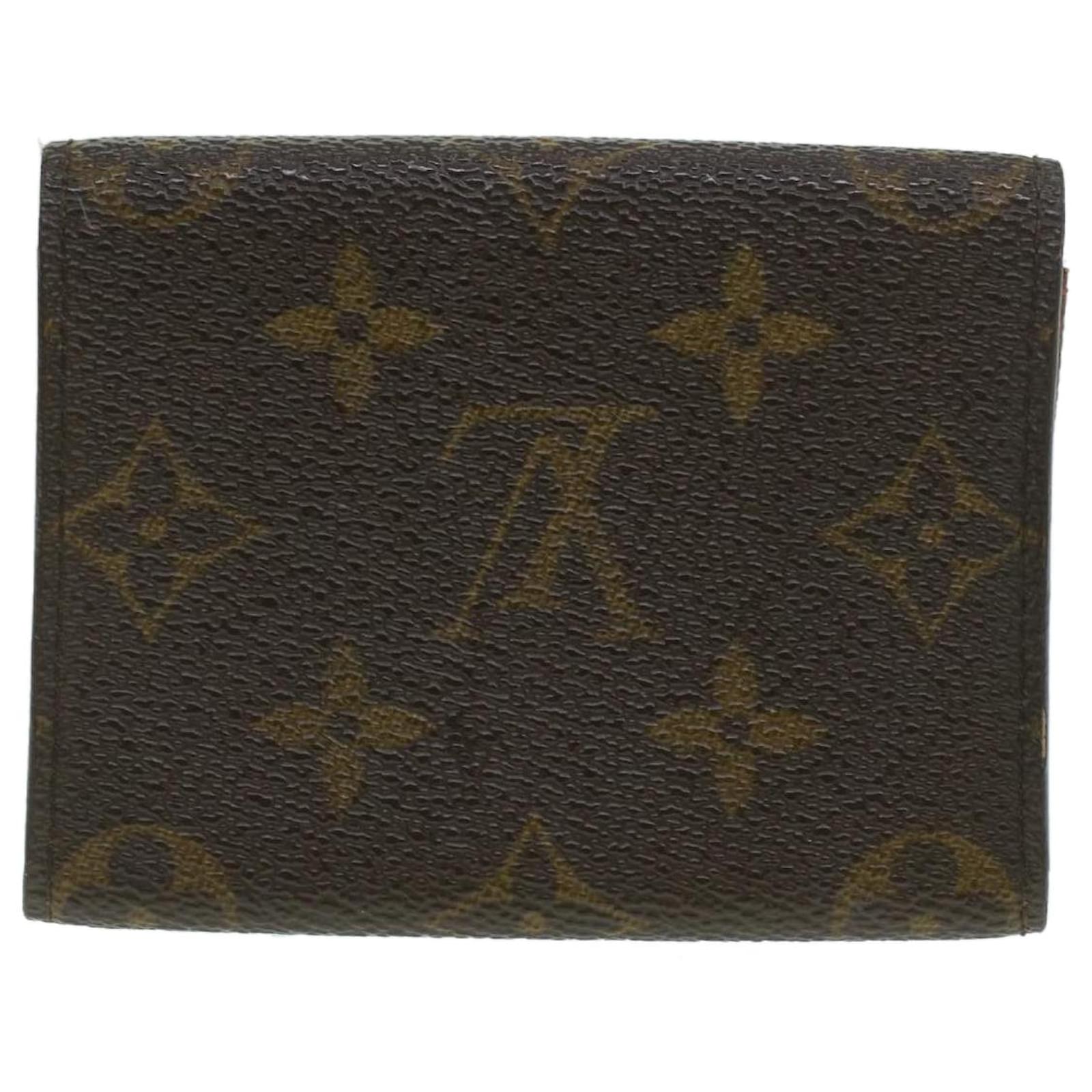 LOUIS VUITTON Damier Azur Amberop Cartes de Visit Card Case N61746