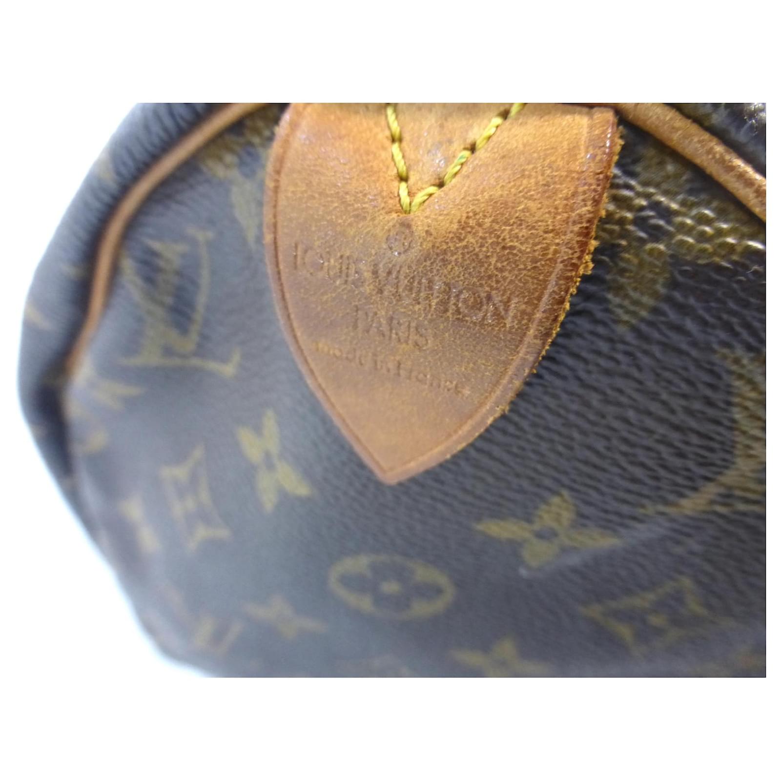 Louis Vuitton Speedy 30 Monogram - SP0939 Brown Leather ref