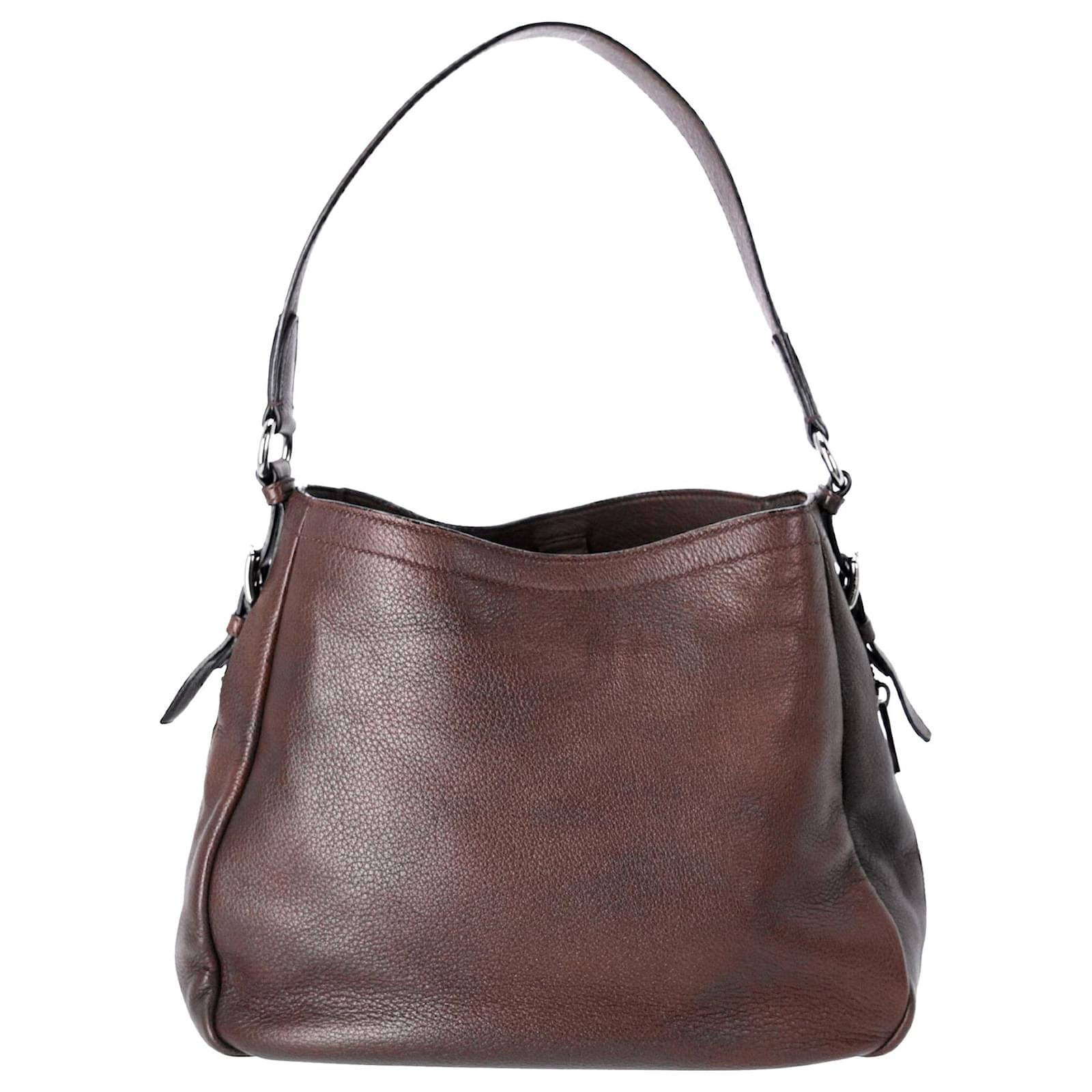 Prada Hobo Shoulder Bag in Brown