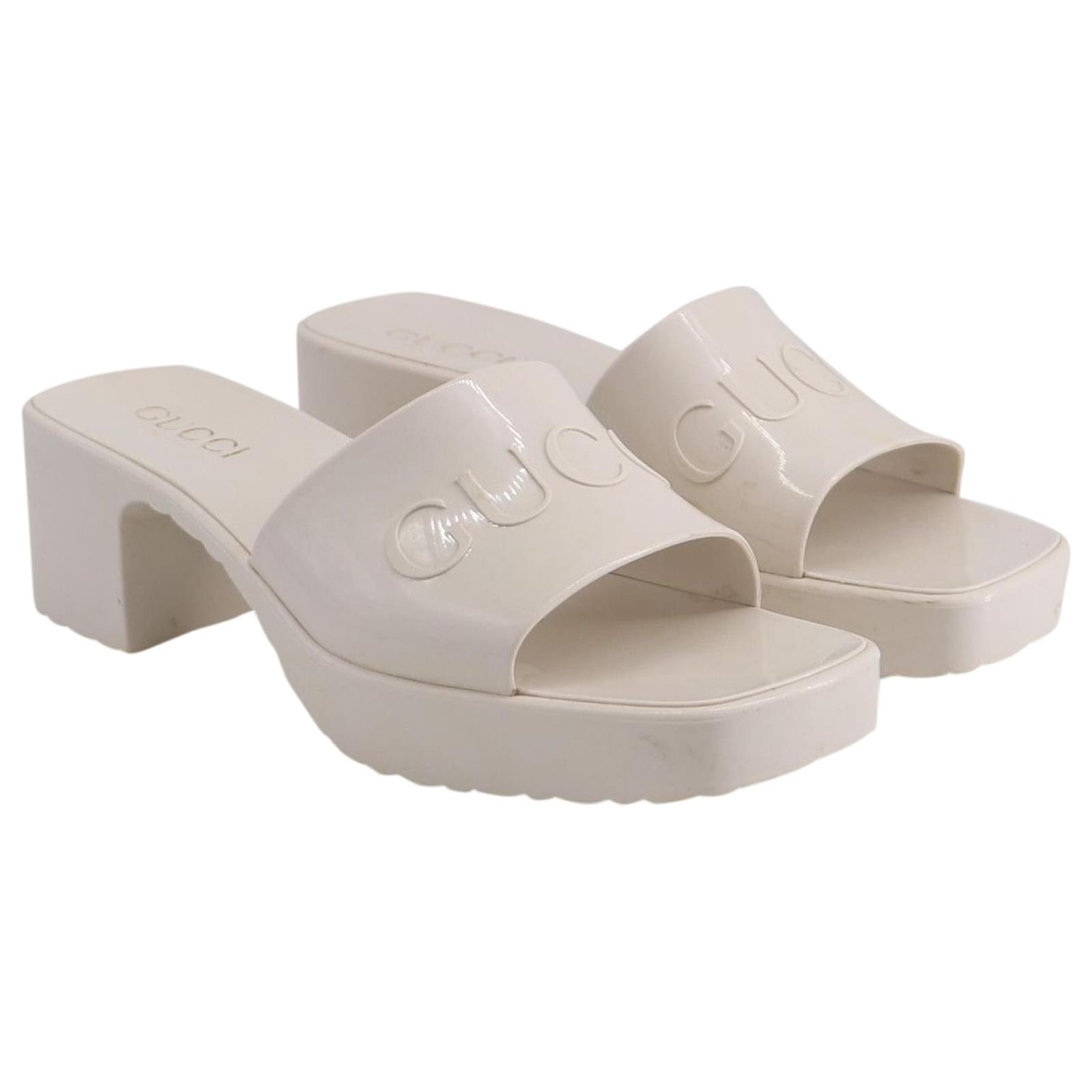 Gucci Rubber Slide Sandals